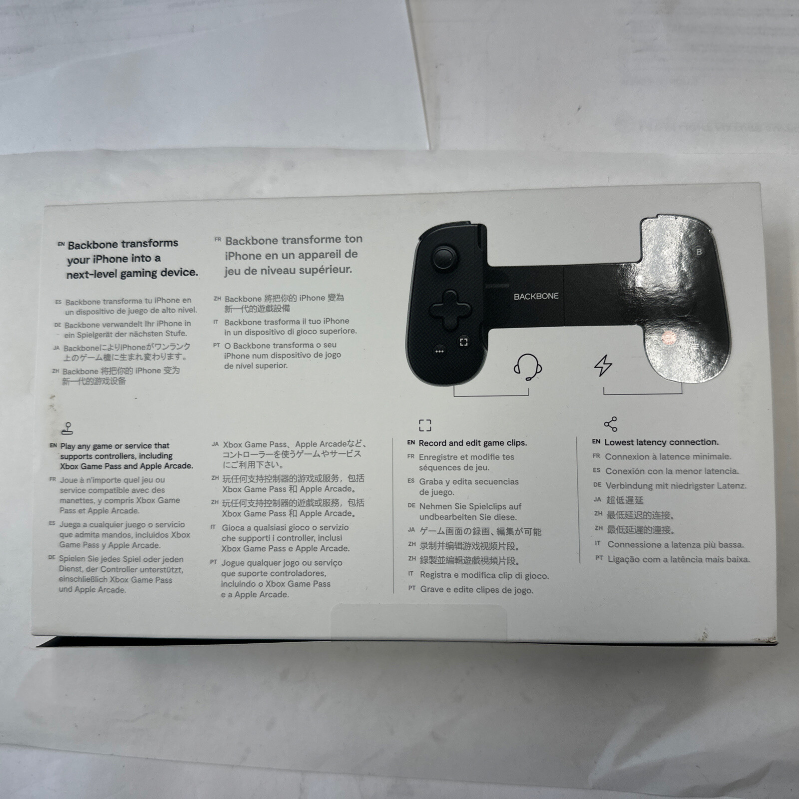 Backbone One Mobile Gaming Controller for iPhone – Black (BB-02)™