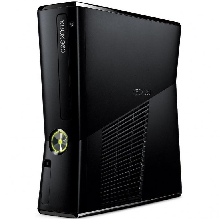 Microsoft Xbox 360 Slim 4GB Console Only Matte Black NO CORDS Tested & Works!