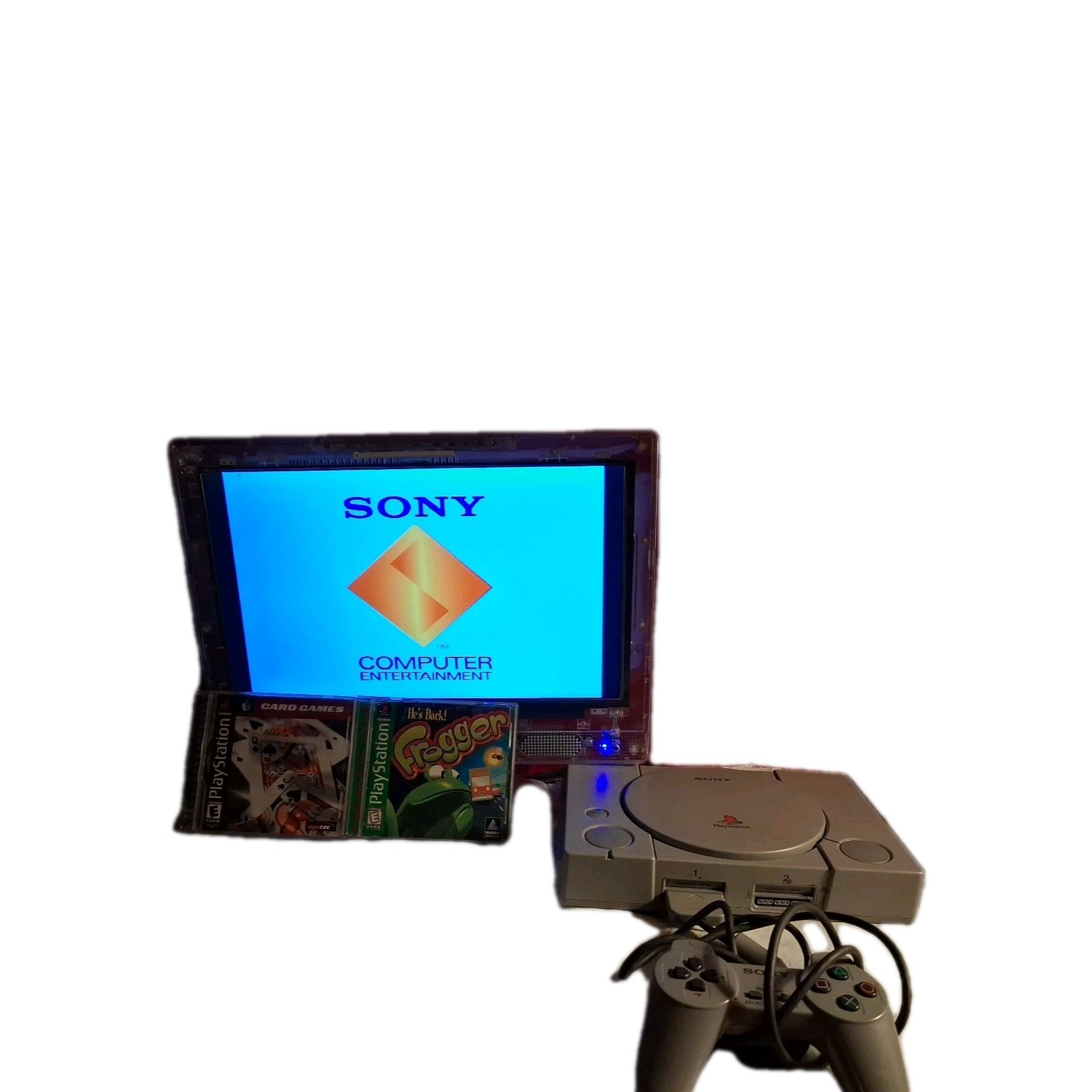 Sony PlayStation 1 Gray Console Tested Works TV Not Included