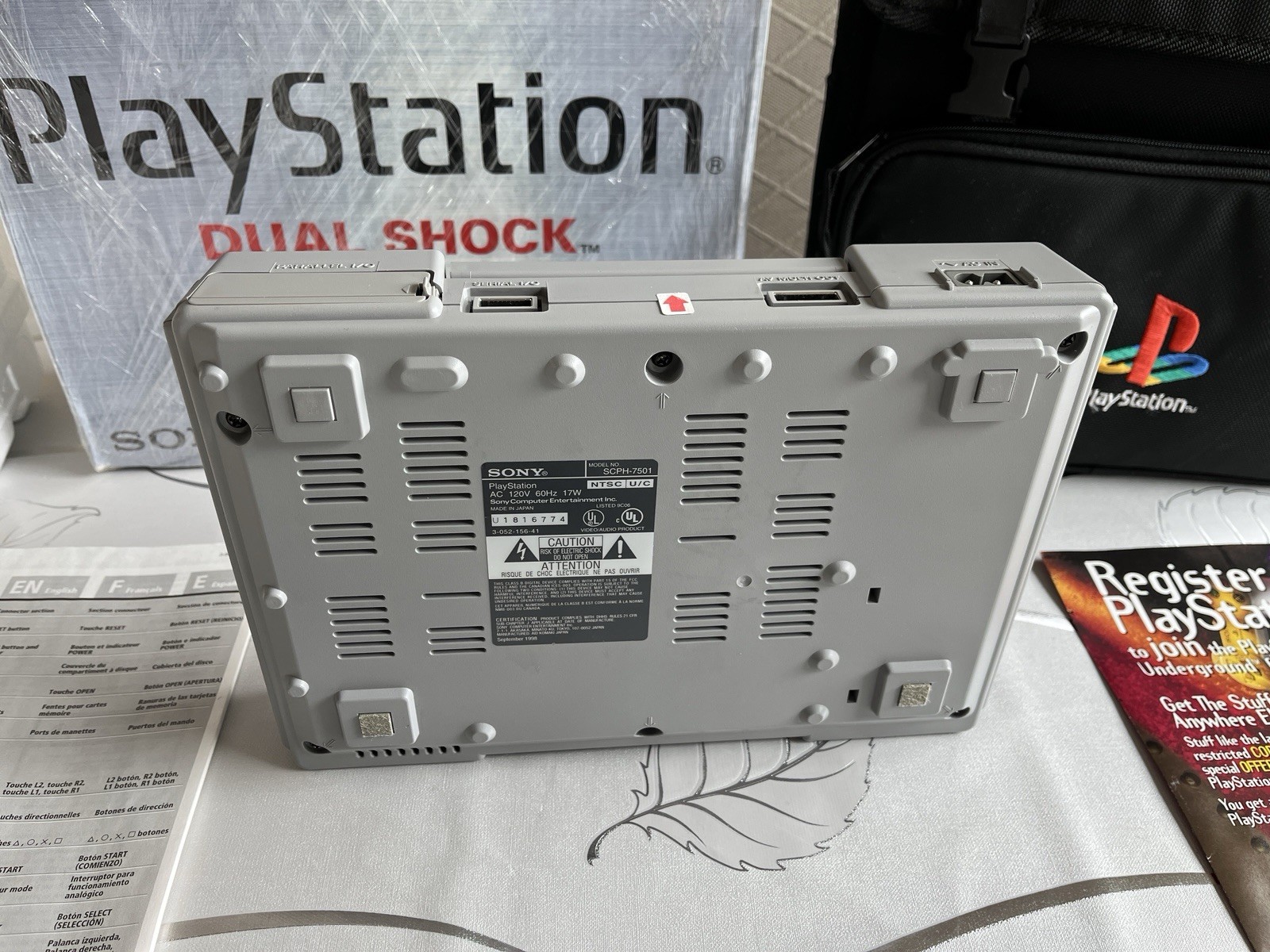 Sony PlayStation 1 Console (NTSC) Resident Evil II Bundle (please read)