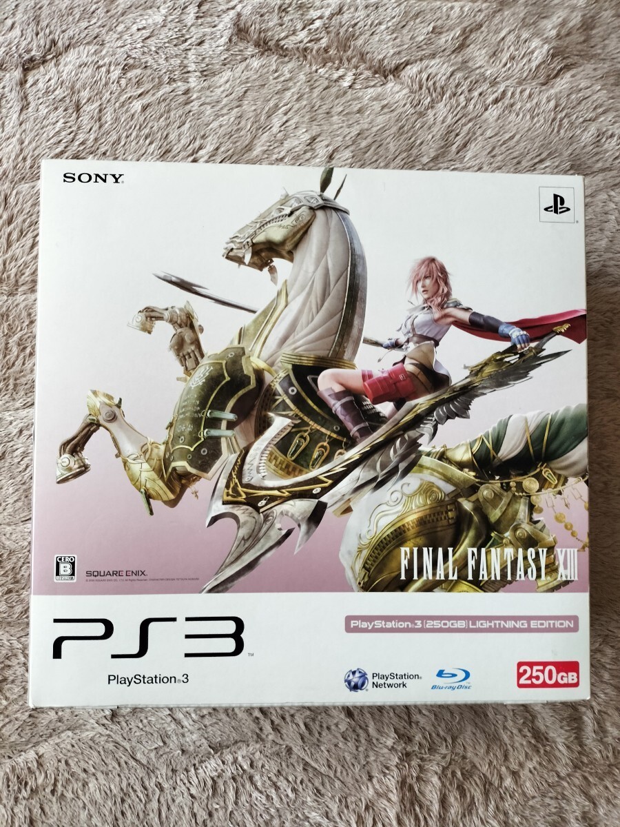 Sony PS3 CEJH-10008 250GB FF XIII Lightning Edition Console Complete