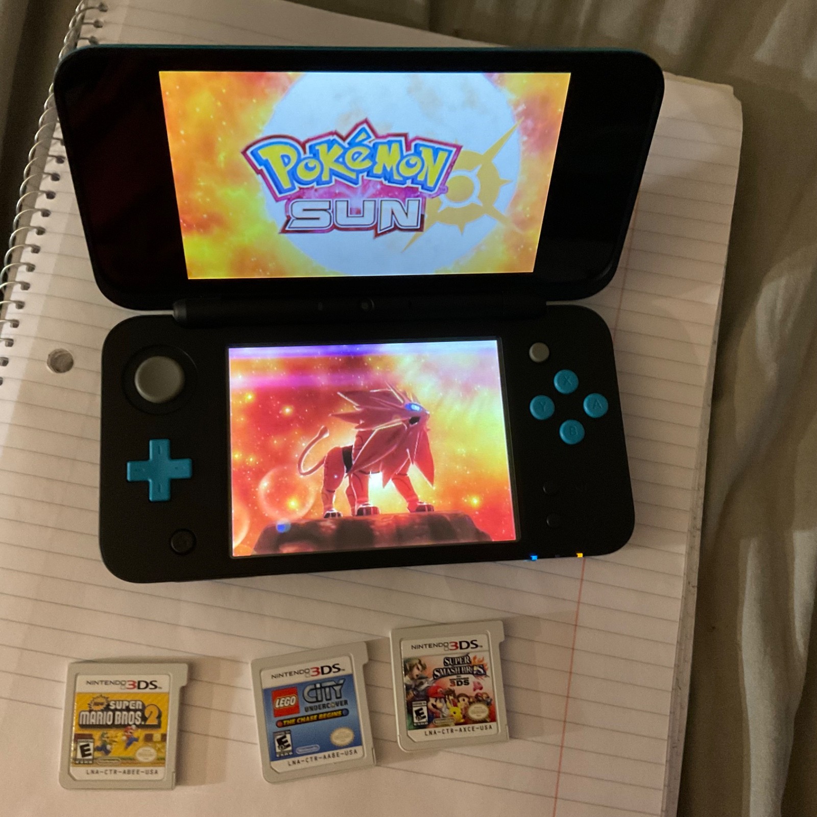 Nintendo 2DS XL Console – Black/Turquoise