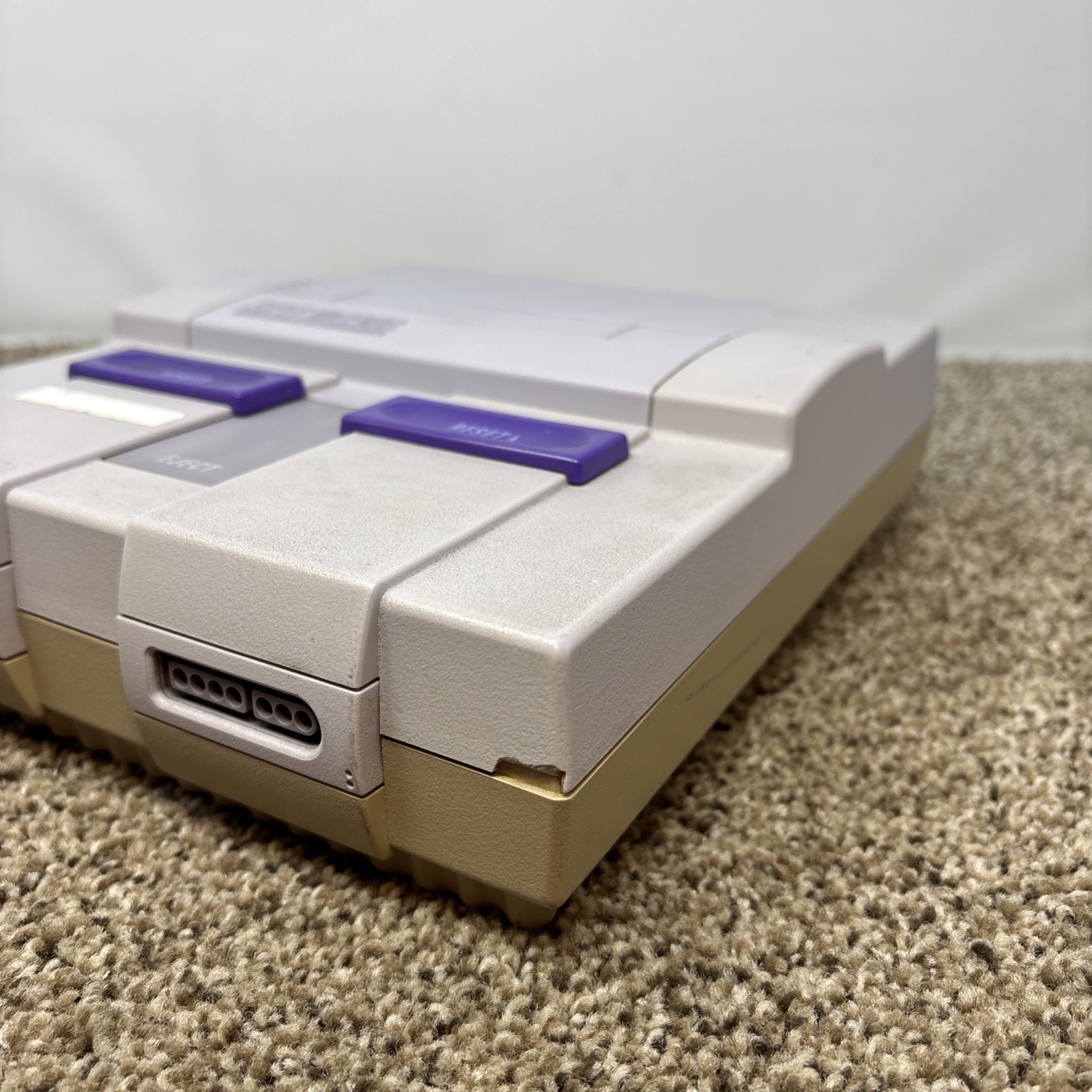 Super Nintendo SNES Console Bundle With Controller Cables Tested