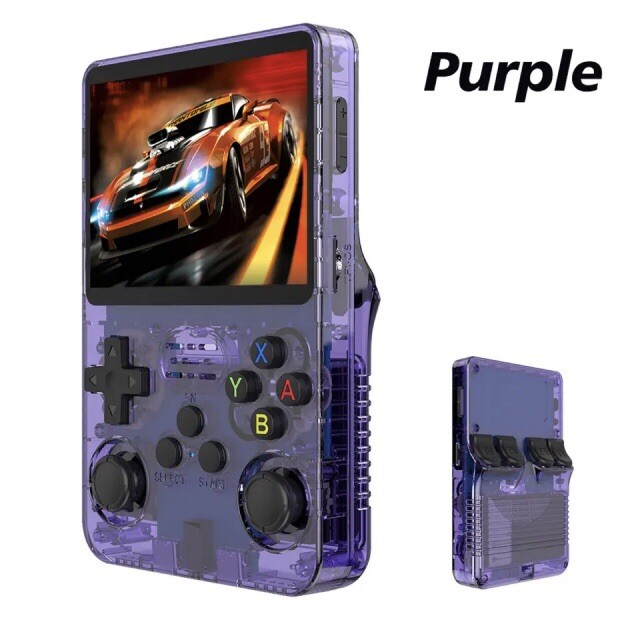 R36S Retro Handheld Video Game Console 3.5 Inch IPS Screen 64GB R35s Pro Video