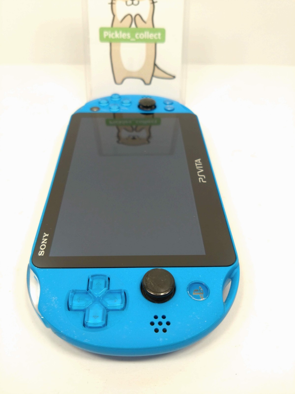 Sony PS Vita Aqua Blue PCH-2000 ZA23 w/16GB USB Wi-Fi PSV Slim Tested 0605G