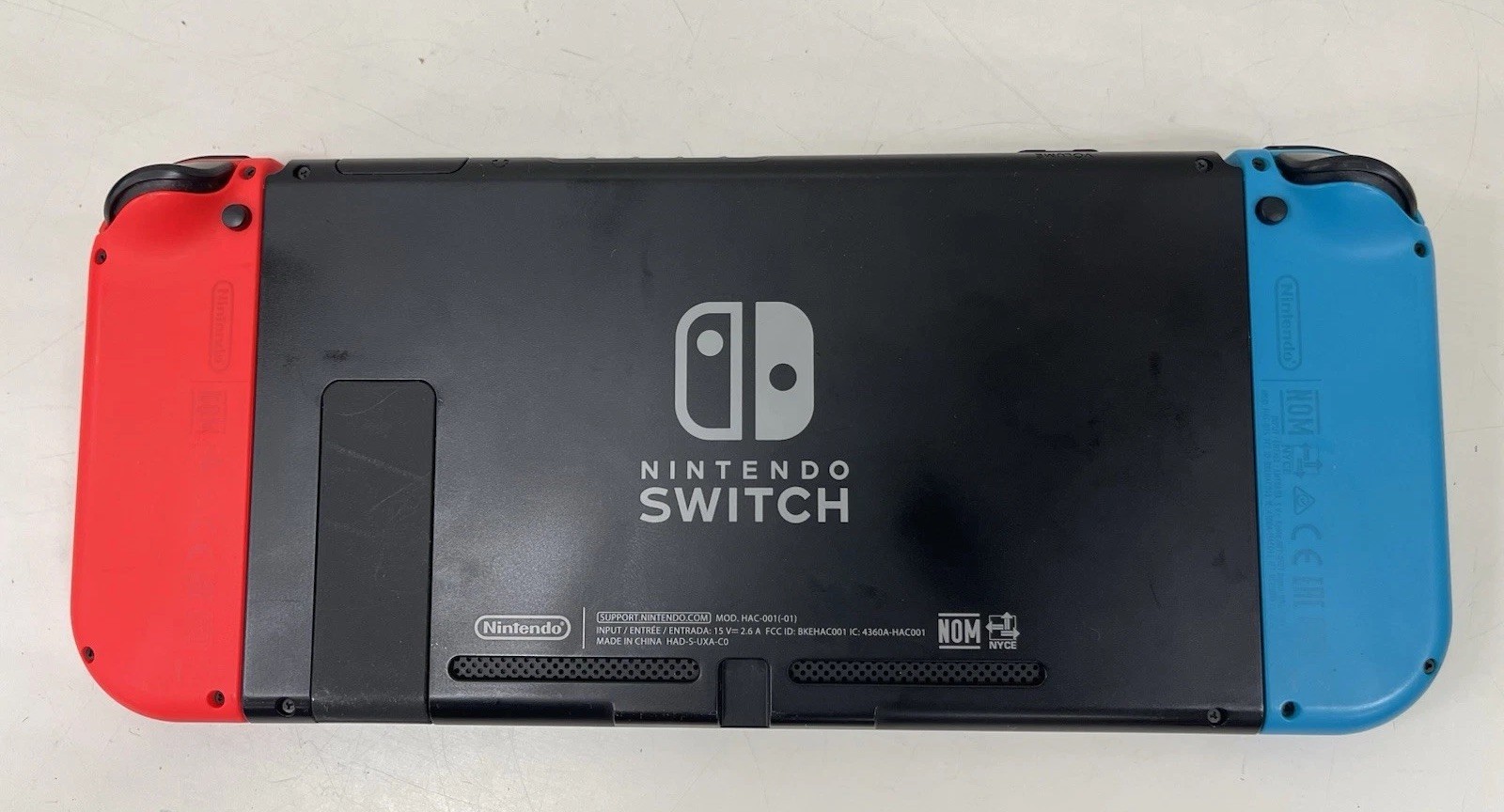 Nintendo Switch Handheld Console – Neon Blue Red JoyCons – Excellent Condition