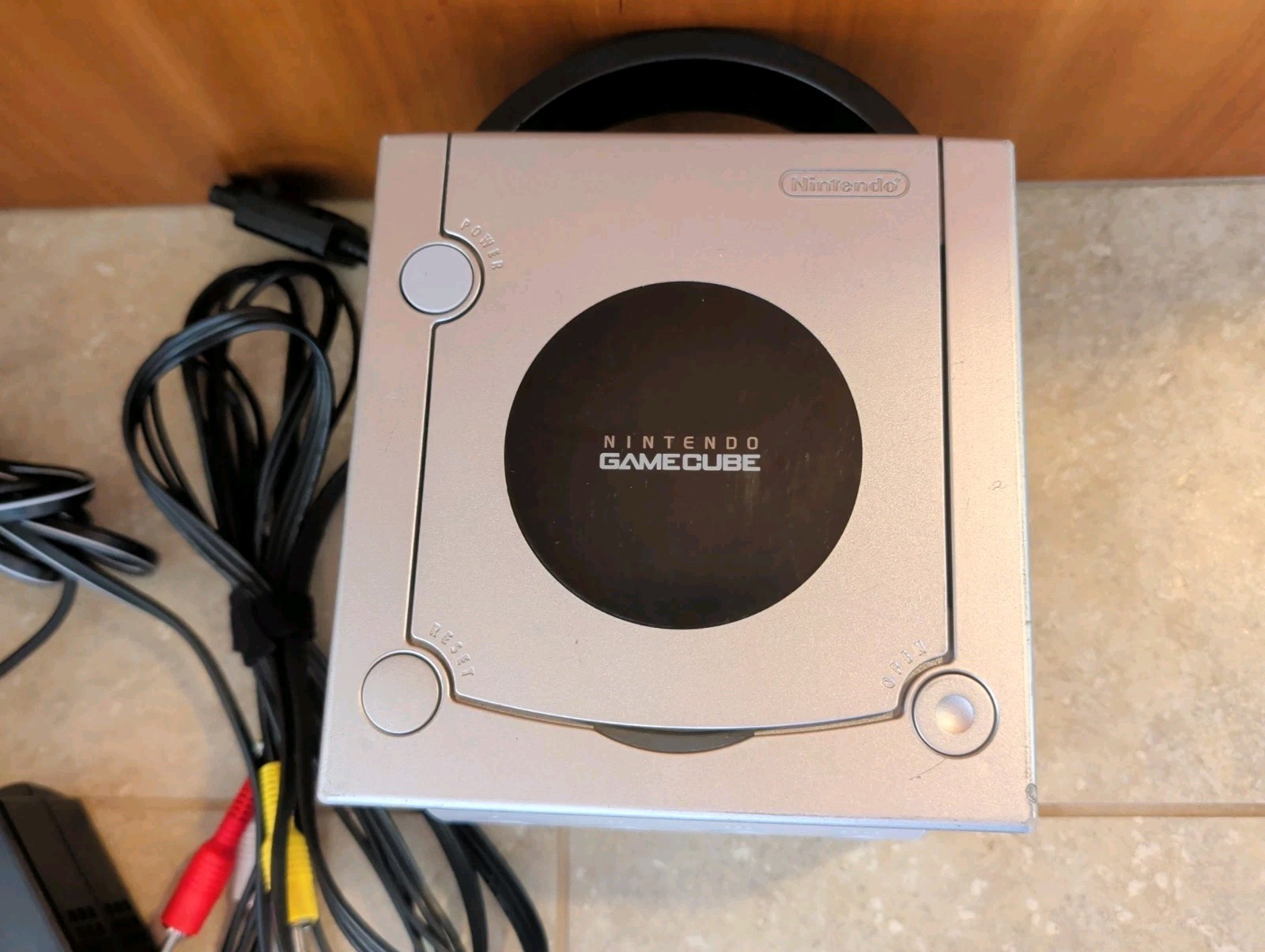 Nintendo GameCube Platinum Silver Console Bundle Spider-Man 2 CIB Cleaned TESTED