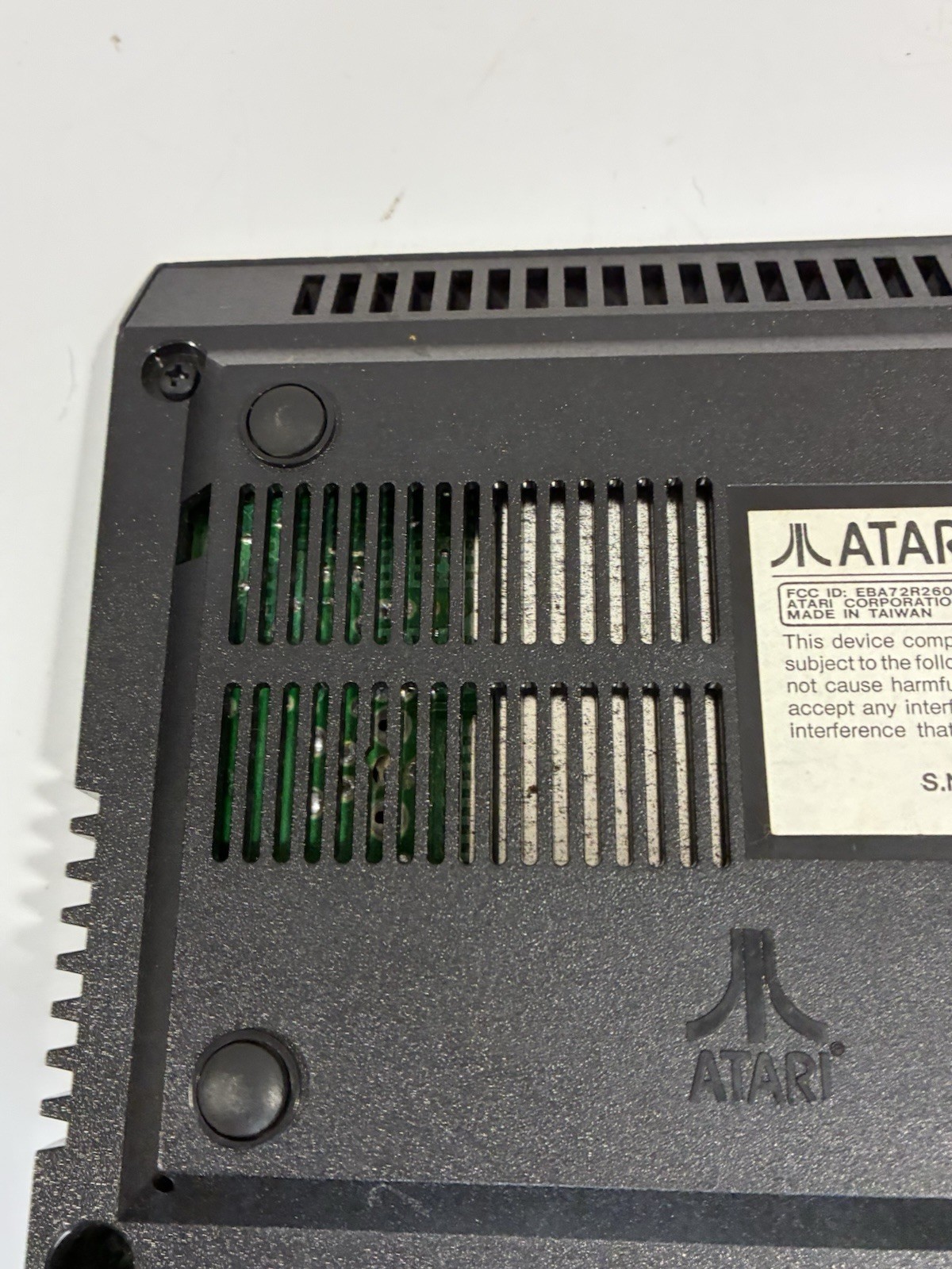 Authentic ATARI 2600 Junior Rainbow Console W Power Cord Great Cond Untested