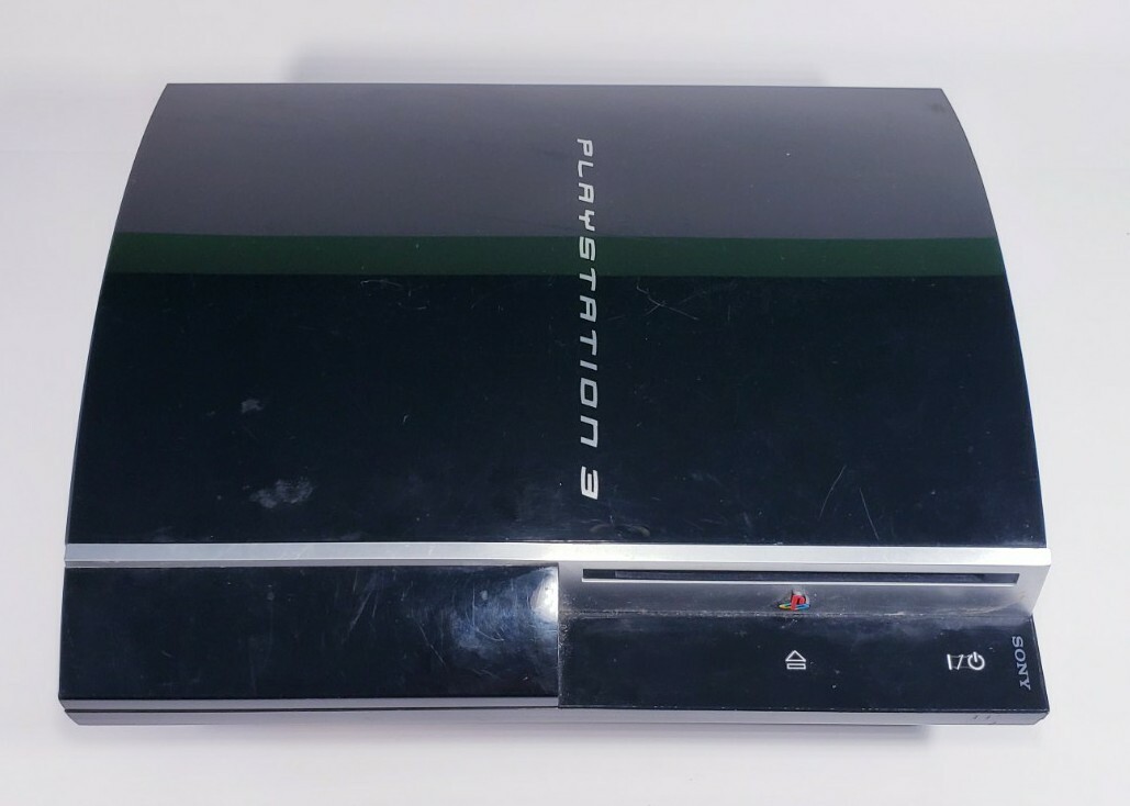Sony Playstation 3 PS3 40GB Console Fat CECHH01 FOR PARTS REPAIR NOT WORKING