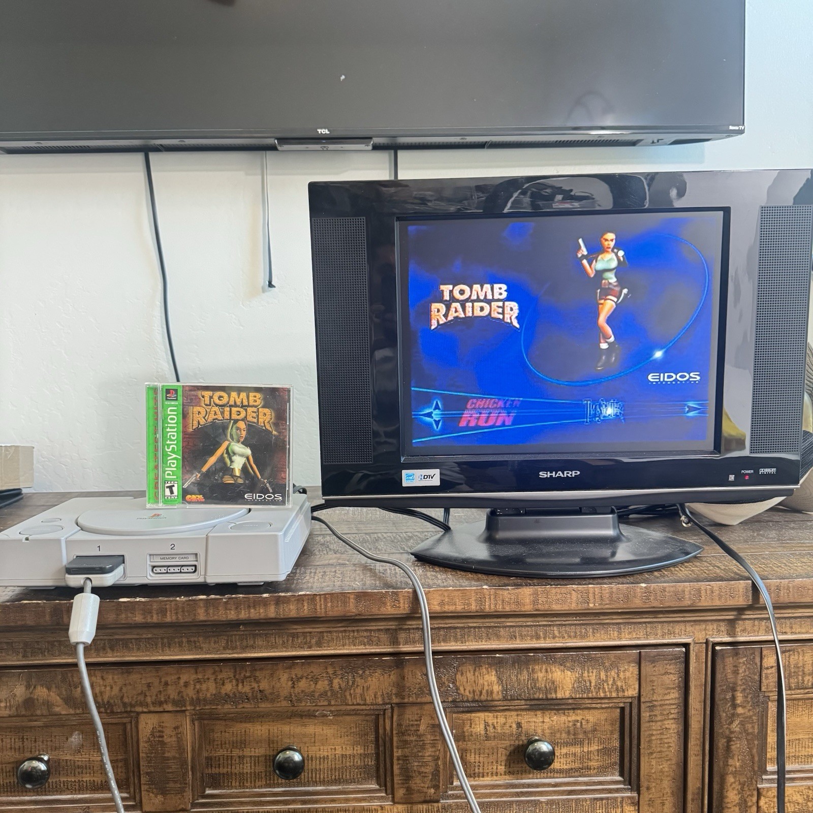 Sony PlayStation 1 PS1 Console System Bundle – Tested One Controller 2 Games MC