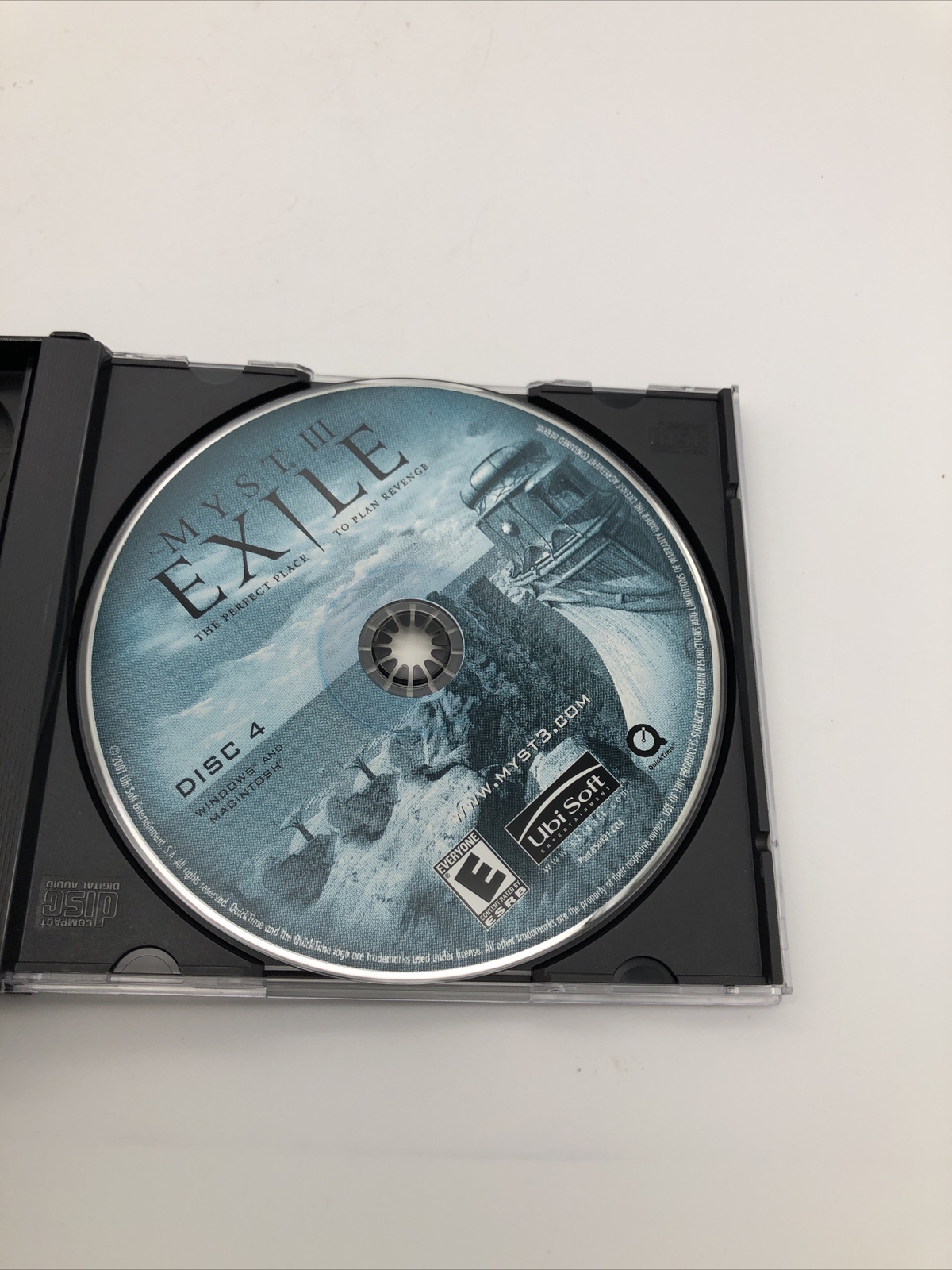 Myst III Exile Windows PC/MAC CD ROM Video Game 2001 MANUAL + 4 DISCS INCLUDED