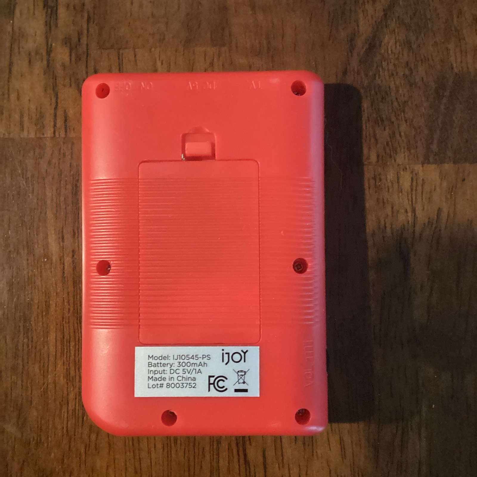 iJoy IJ10545-PS Red Handheld Retro Game Console 200-in-1 Built-In Games