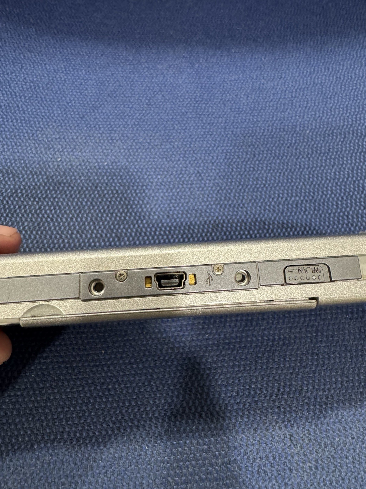 Sony PSP 2001 Silver Handheld Console Tested And Working Clean Screen Console