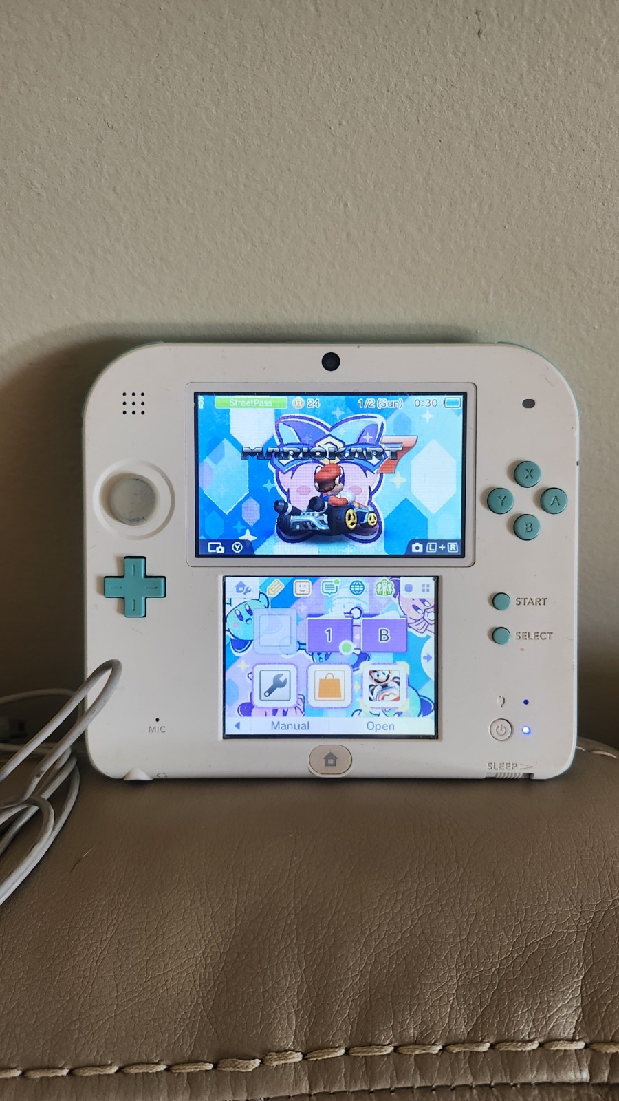 Nintendo 2DS Sea Green Video Game Special Limited Edition Console Only