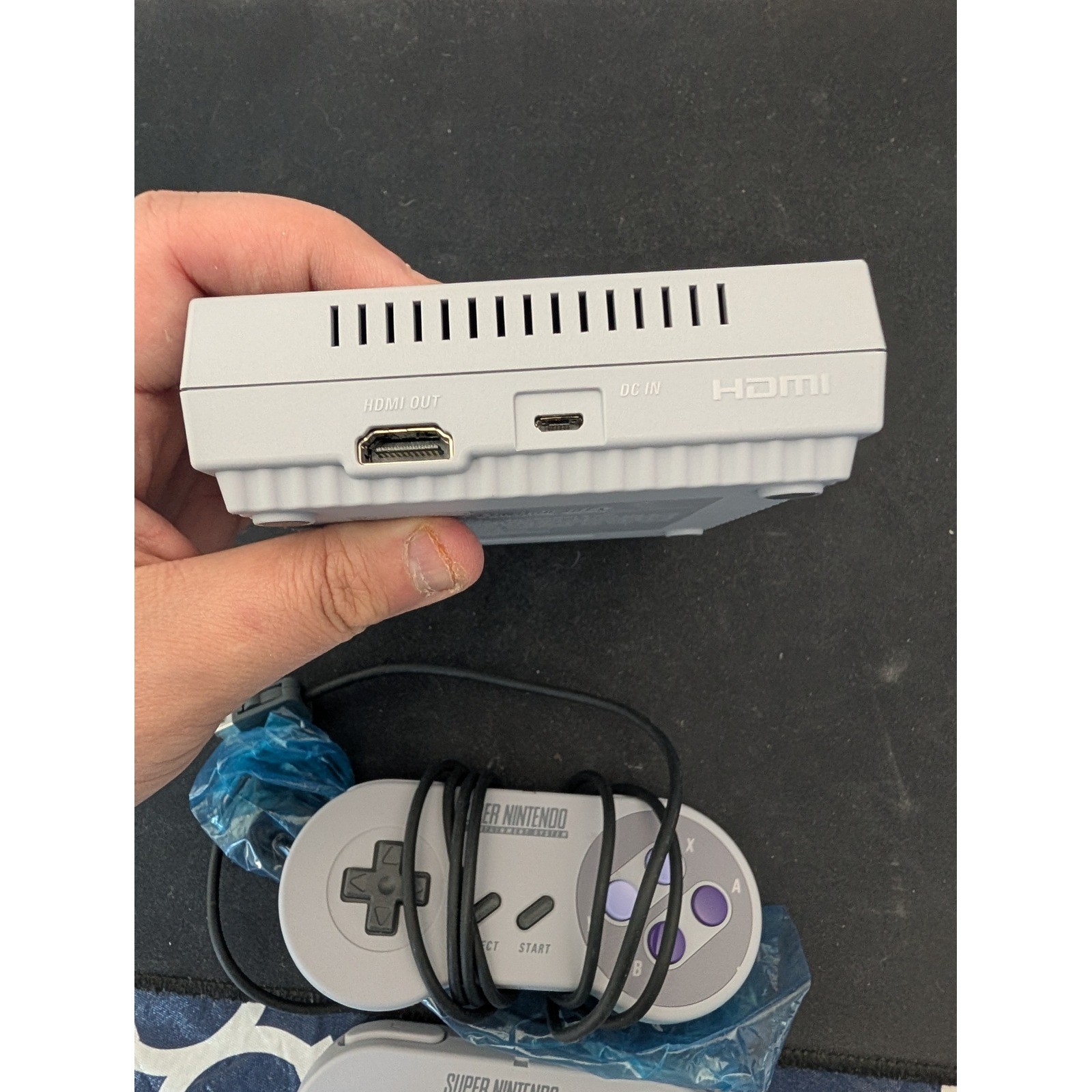 Nintendo Super NES Classic Edition Mini Console CLV-201 with 2 Controllers Gray
