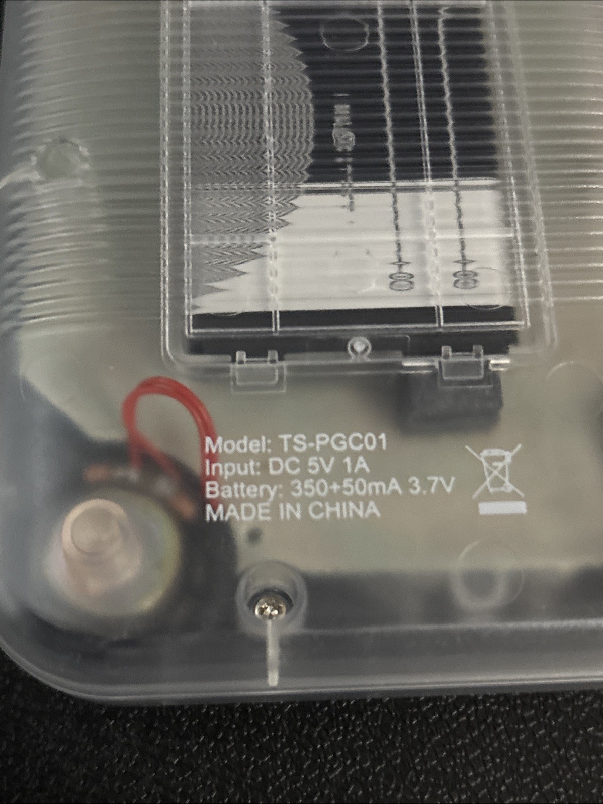 Tech Solutions TS-PGC01 Clear- 200 Games-Works Great, No Charger Included