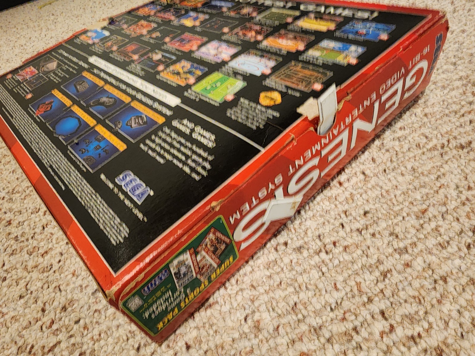 Sega Genesis Model 2 Console Complete CIB Original Box Super Sports Pack HTF!