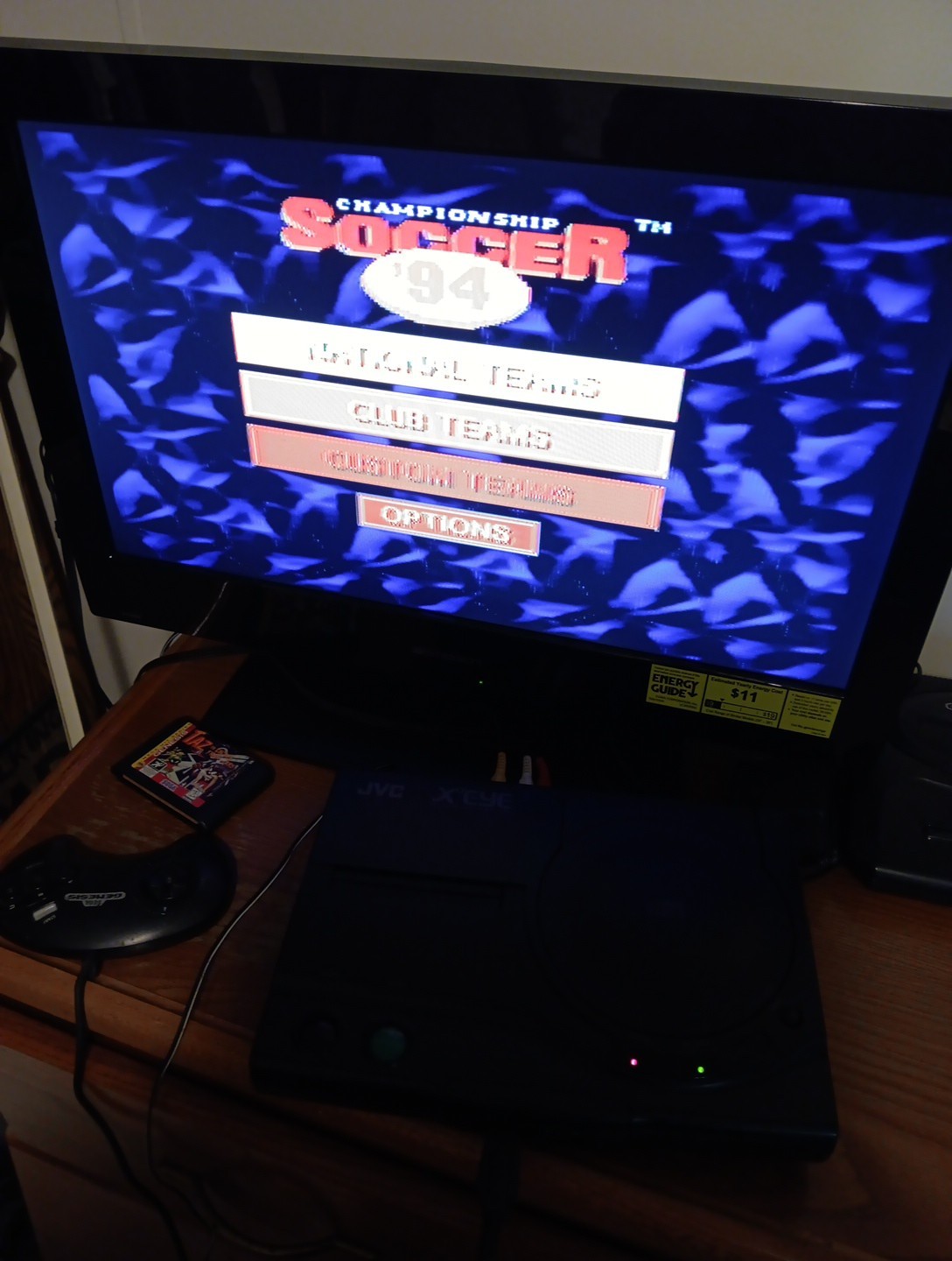 JVC X’ Eye Console Genesis Sega CD With Controller, Cables – Tested and Working