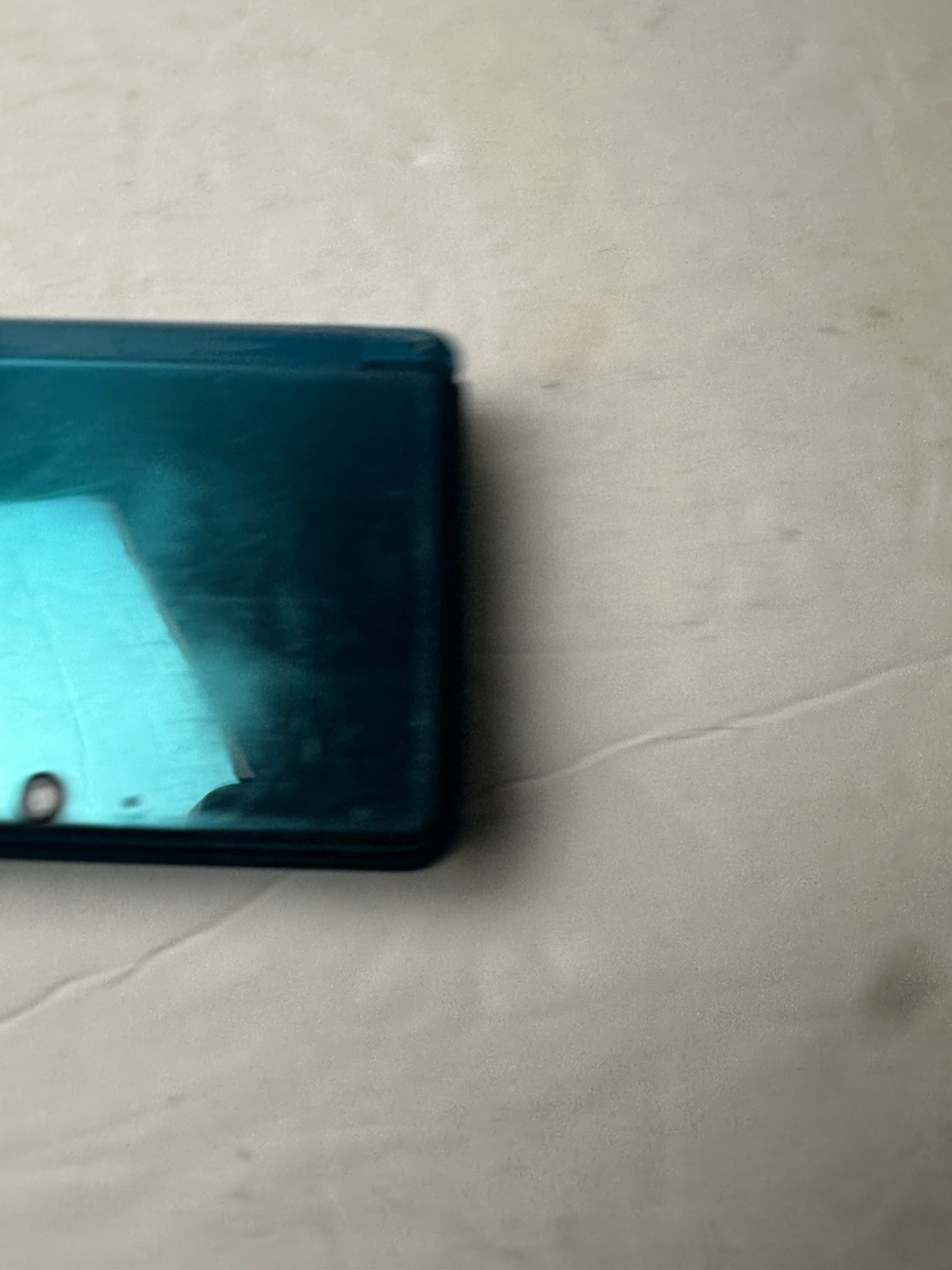 Nintendo 3DS Handheld Console – Aqua Blue (Teal) BUNDLE Cosmetic Wear Read