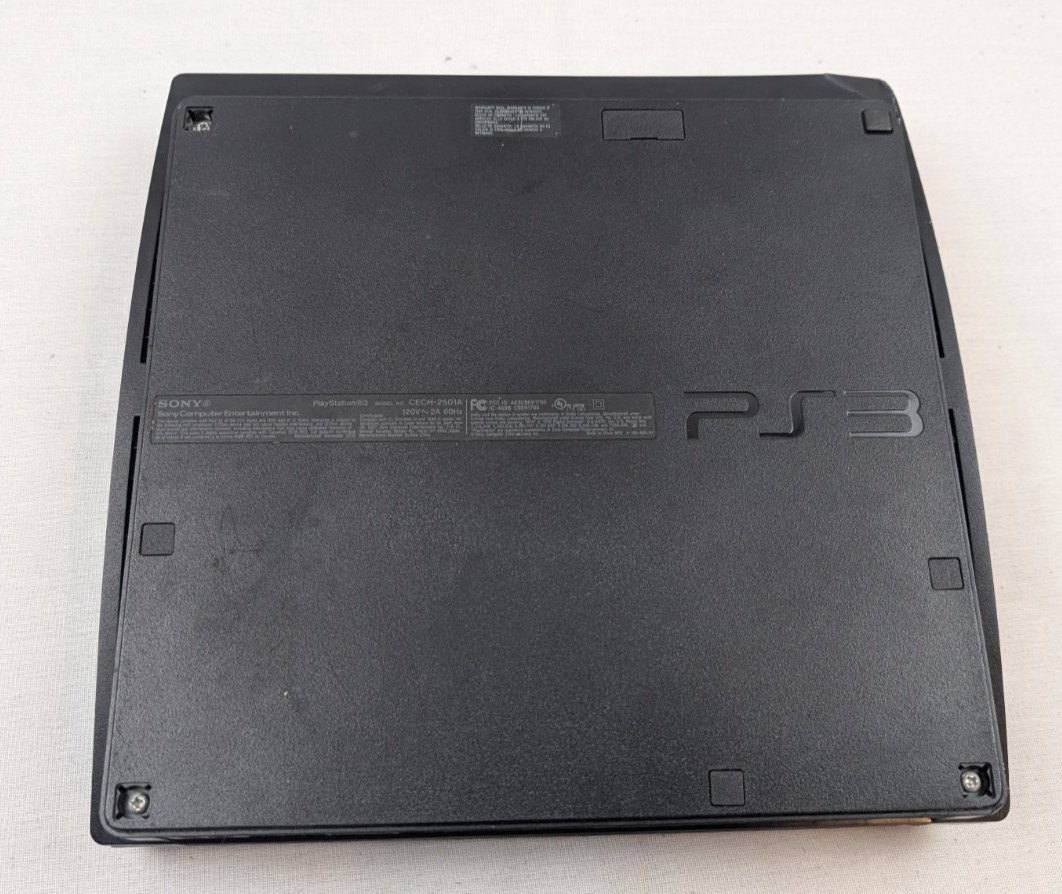 Sony PlayStation 3 PS3 Slim 160GB CECH-2501A Console Untested POWERS ON