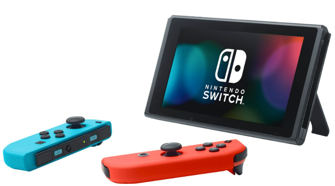 Nintendo Switch Console Mario Kart 8 Deluxe Bundle Neon Blue/Red 3 months online