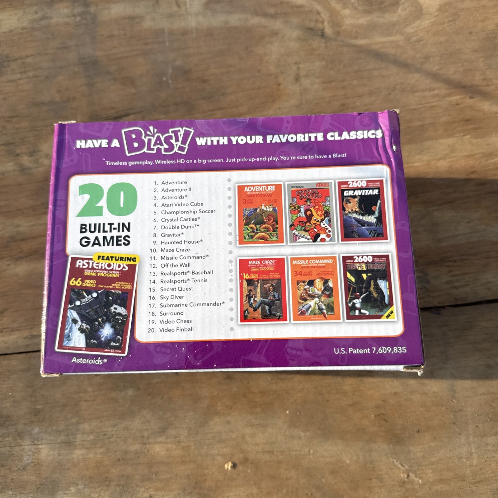AtGames Atari Flashback Blast! Vol. 2 Retro Gaming Console – Purple