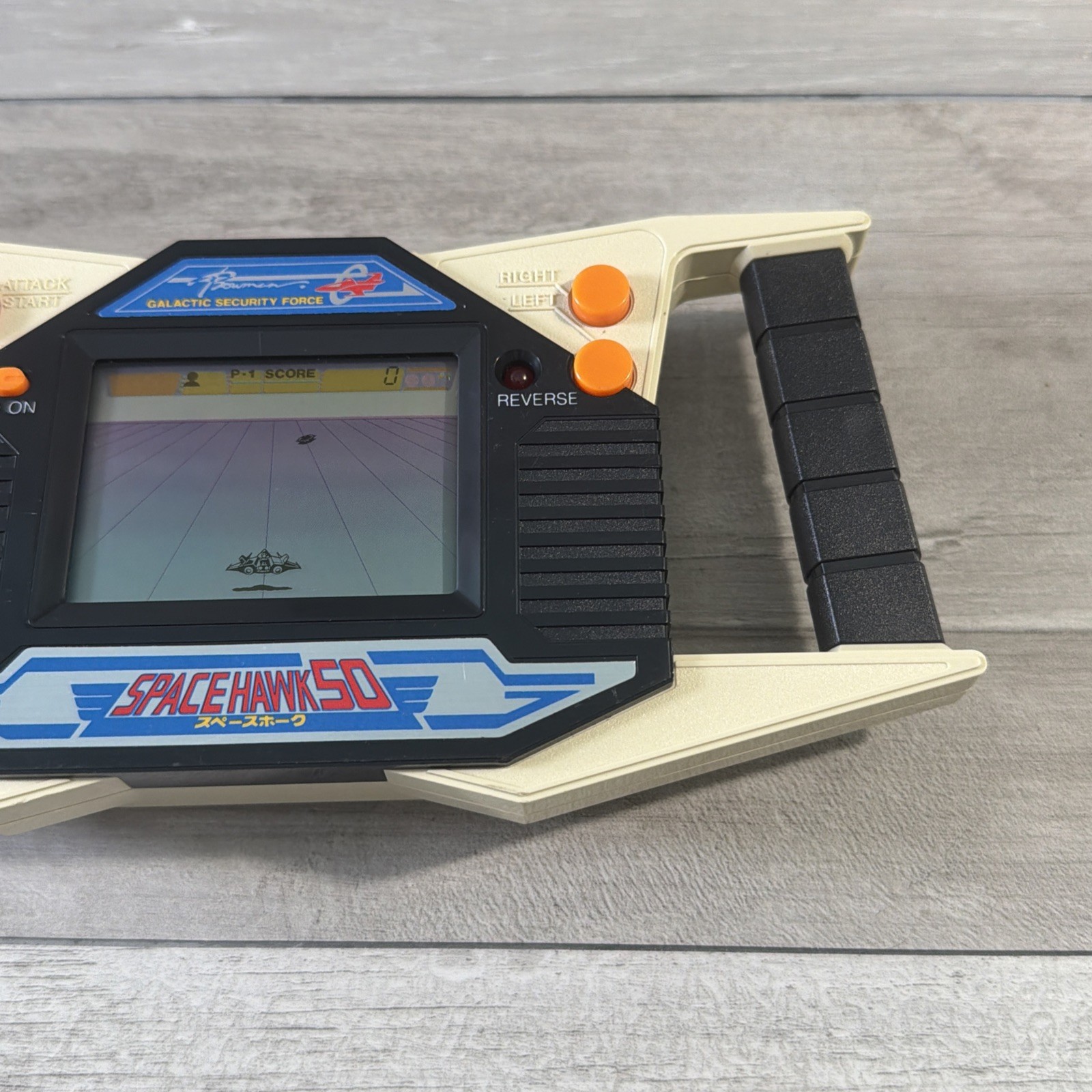 Space Hawk 50 Bandai 1985 RARE Vintage Handheld Game Tested and Working