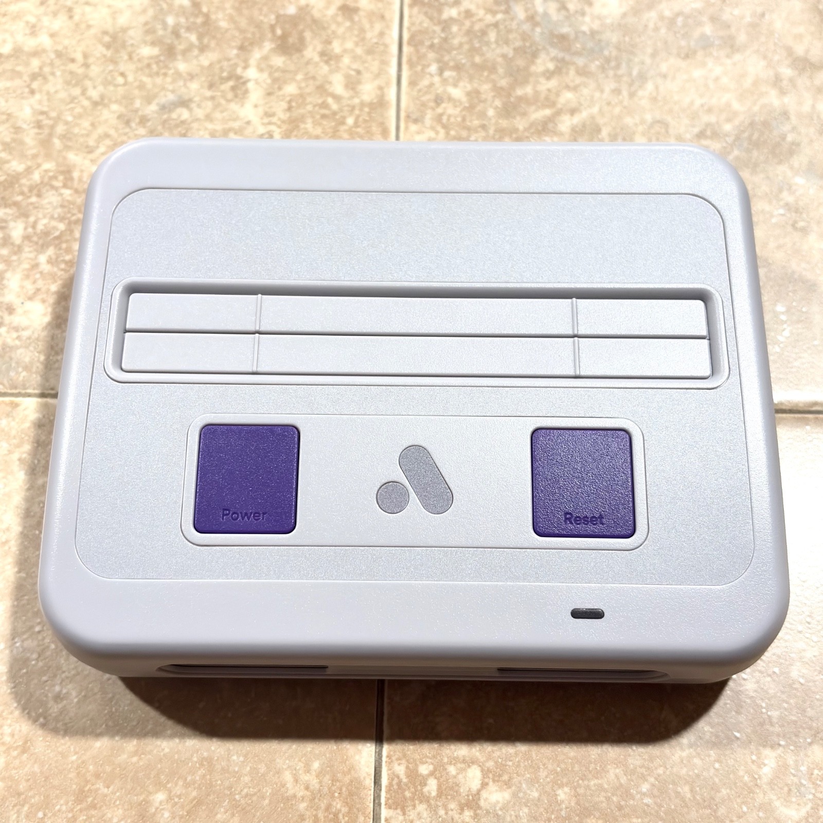 Analogue Super Nt Classic SNES Console Gray Purple Open Box 1 Year Warranty MINT