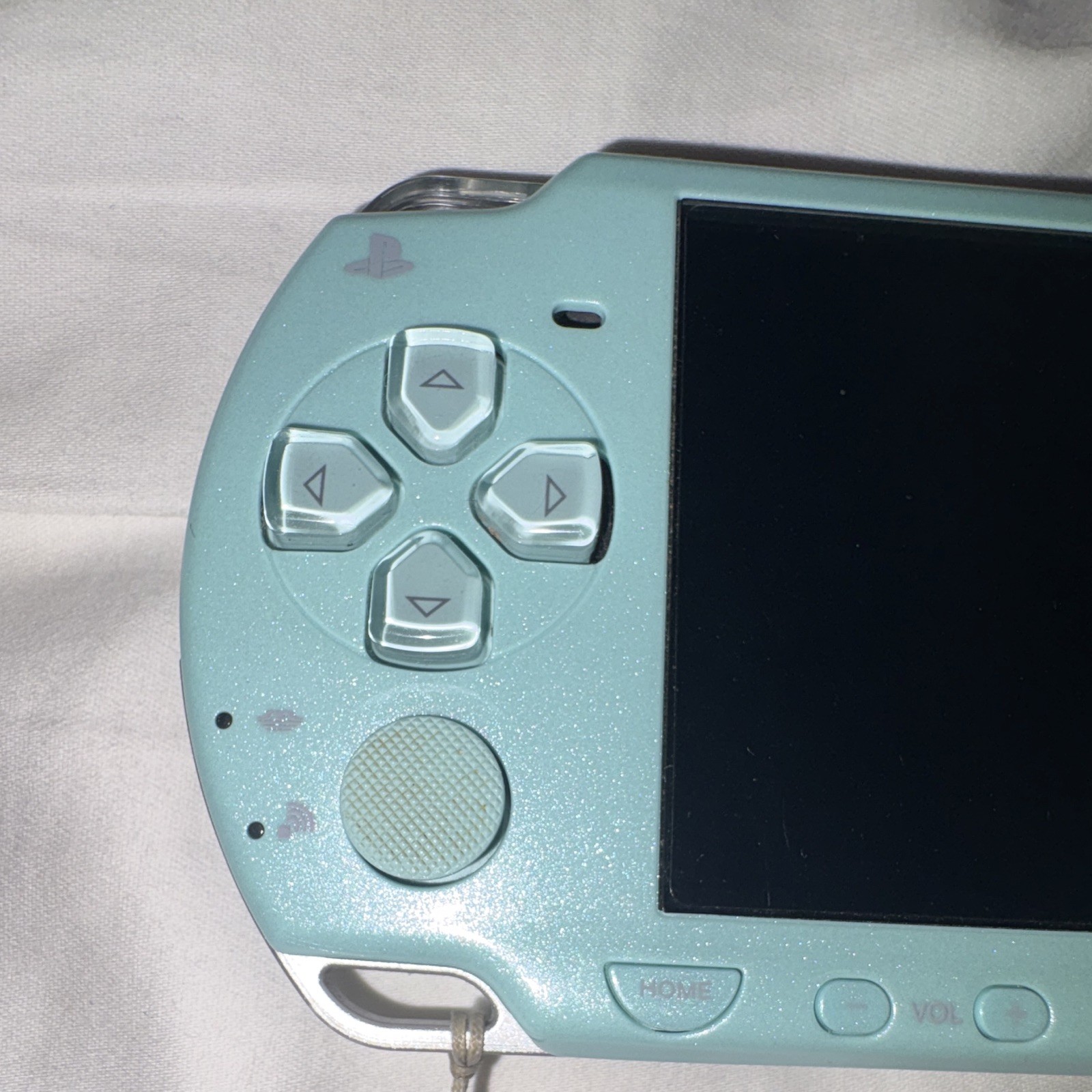 Sony PSP-2000 Felicia Blue Console Japan Tested Working + Case + Shell