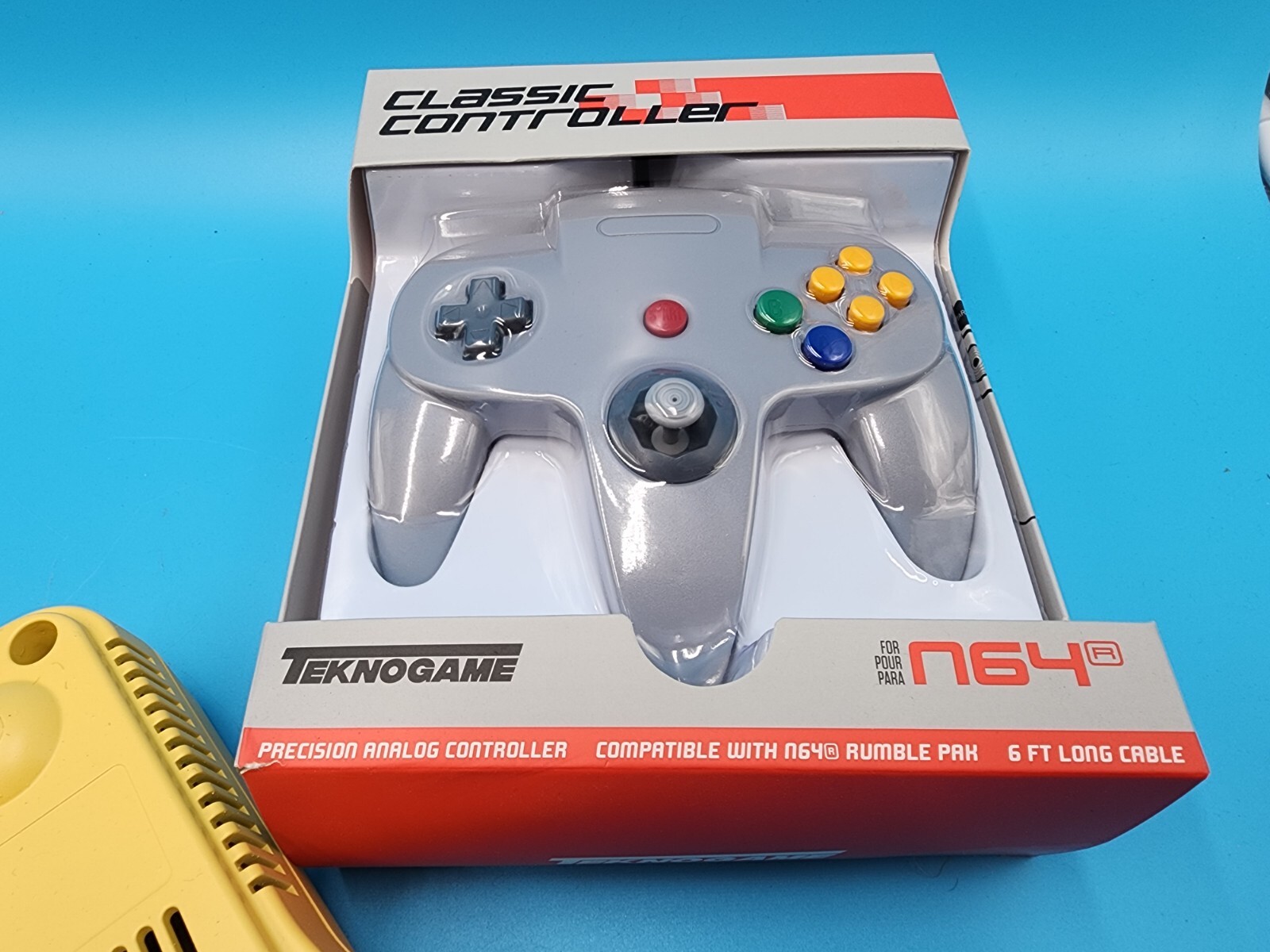 Custom HDMI Pokemon Yellow Nintendo 64 N64 US Console Bundle Controller Power