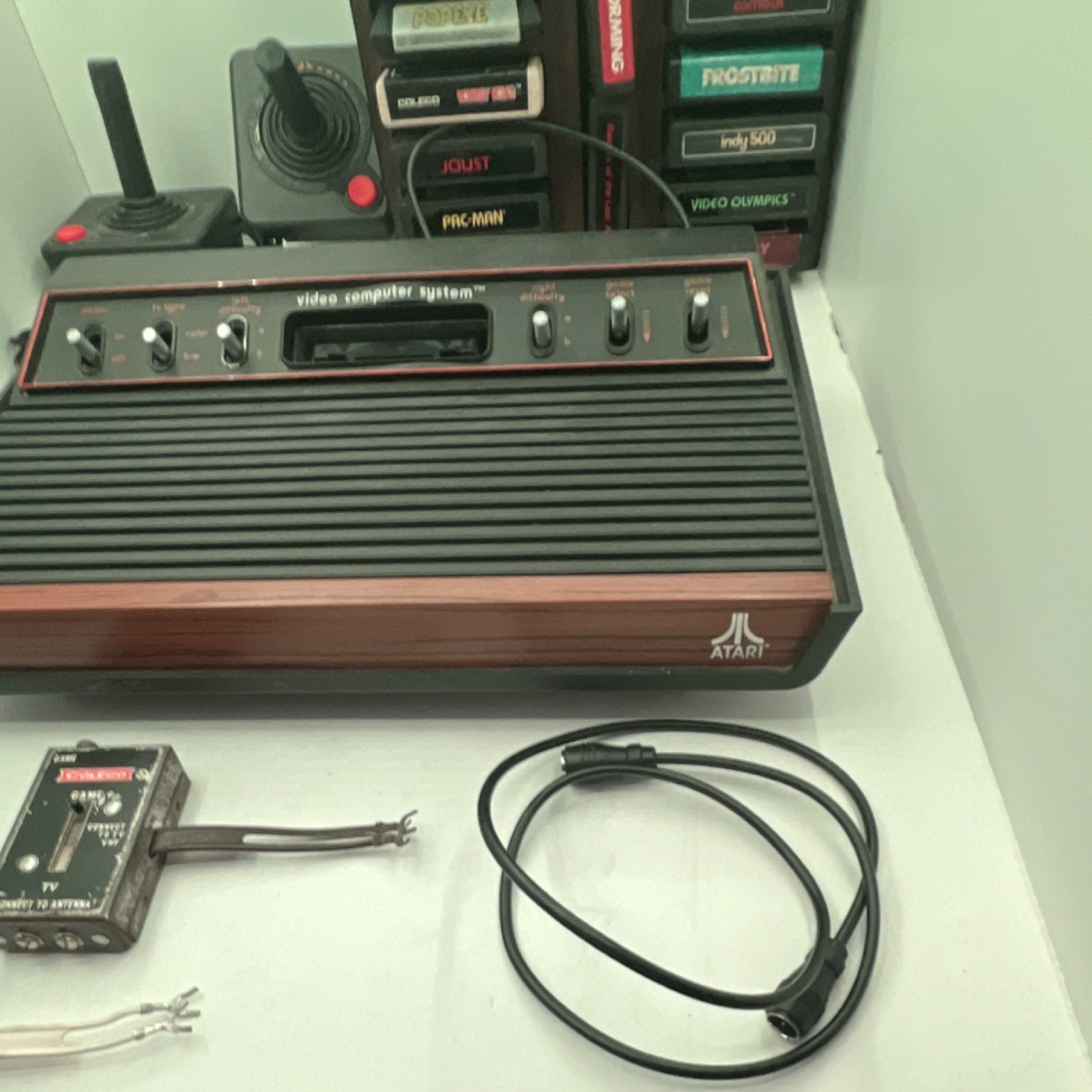 Atari 2600 CX-2600 Console Bundle w/ Joysticks, Paddles & Game Cartridges