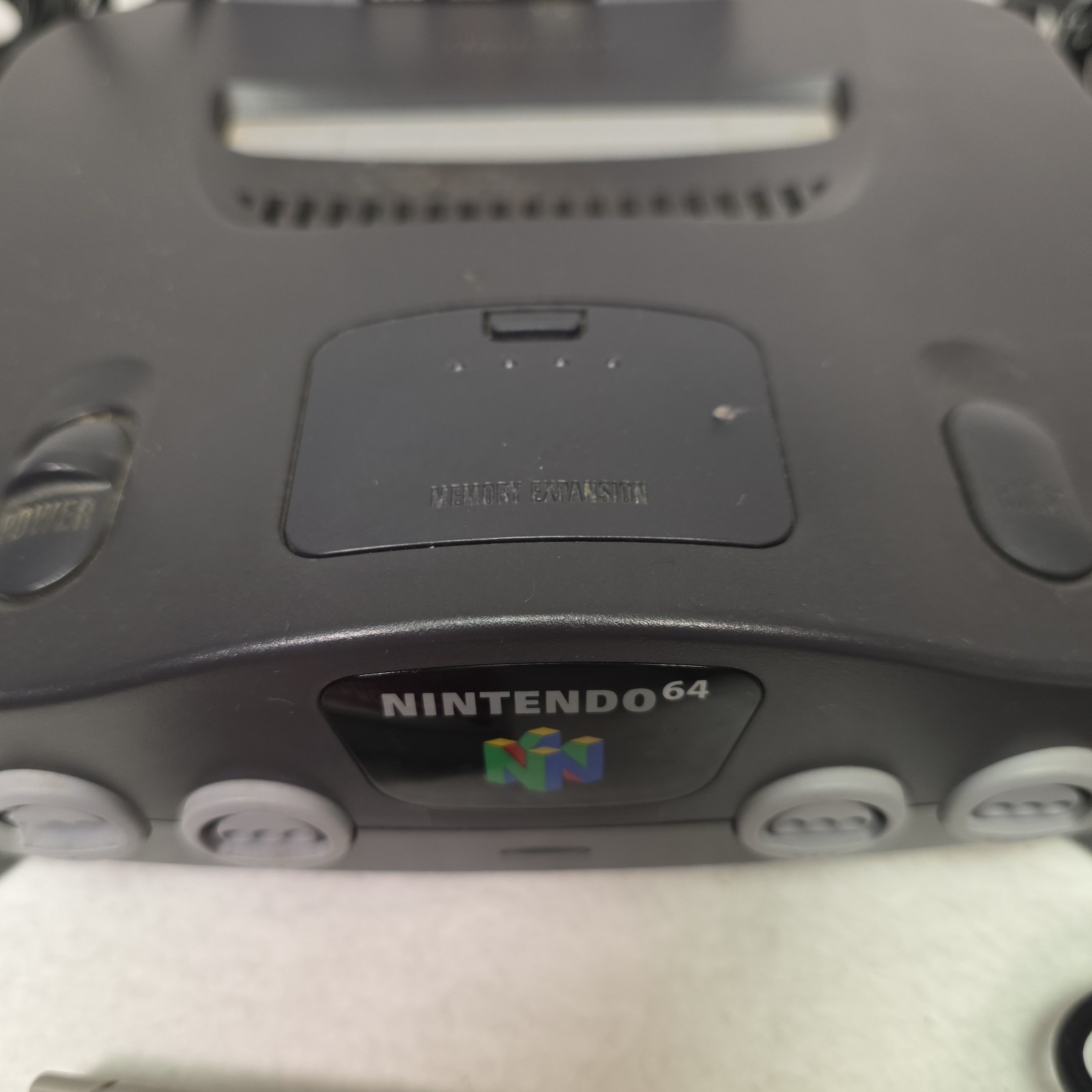 Nintendo 64 NUS-001(USA) Black Console Bundle w/ 2 Controllers Cables Game