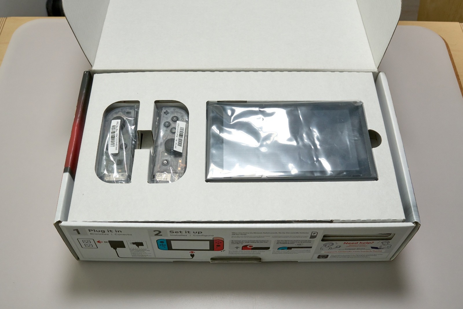 Nintendo Switch 32GB Handheld Console – Transparent