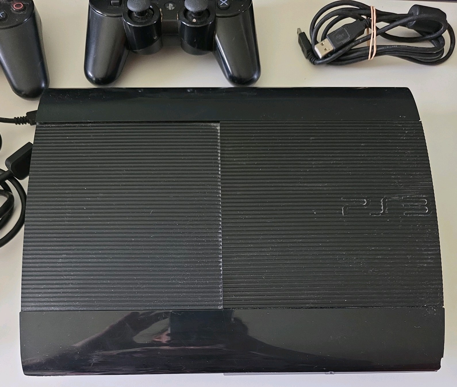 Sony PlayStation 3 Super Slim 12GB Console PS3 System Tested Working