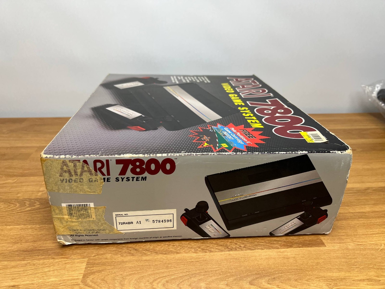 Atari 7800 ProSystem Console Bundle 15 Games Box Manuals Tested Working