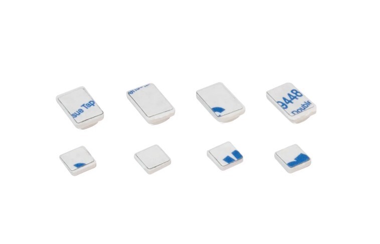 WHITE Rubber Feet Screw Cover 8 PACK + 3M Pads for Nintendo Wii Console System