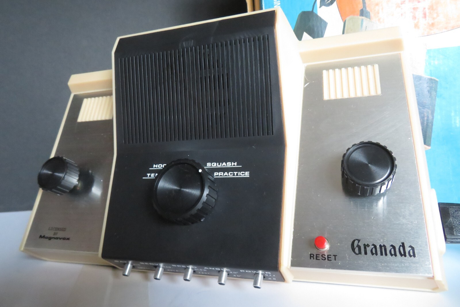 1977 GRANADA® TV GAME Magnavox EP-500 4-in-1 Vid Arcade Game Console TENNIS PONG