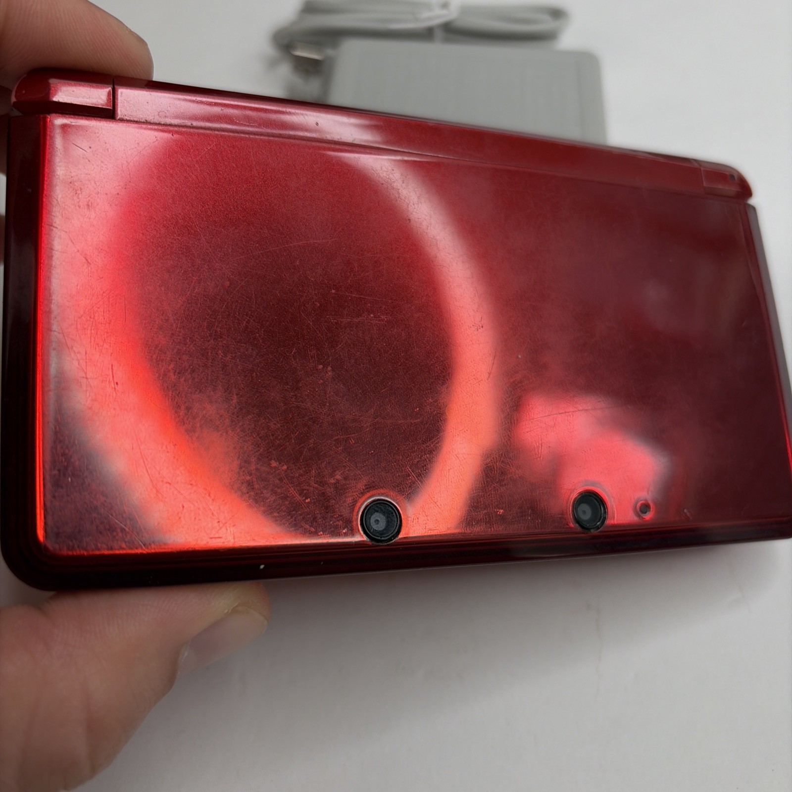 Nintendo 3DS System – Red Region USA, Charger US Model