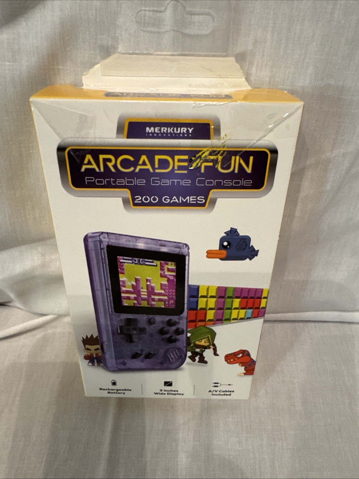 Merkury Innovations Arcade Fun Portable Game Console 200 Games