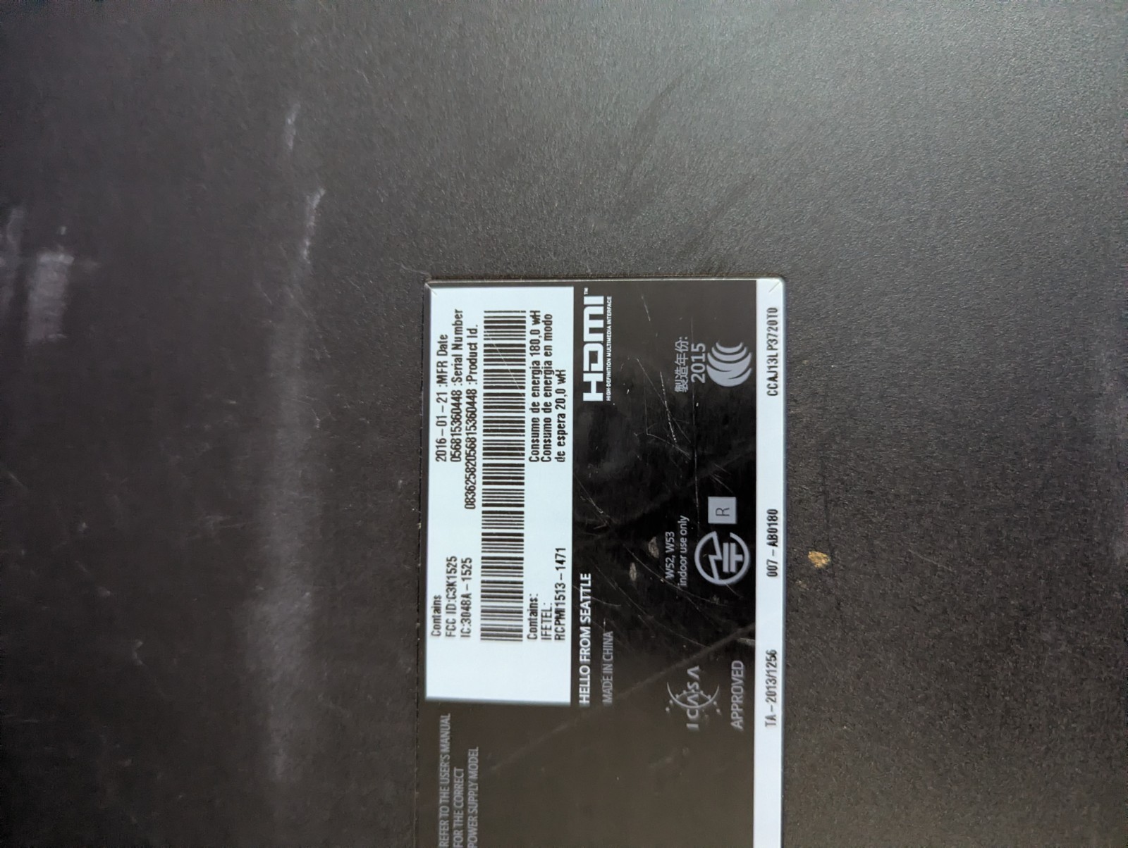 Microsoft Xbox One 500GB Black Console Model 1540 With OEM Power Supply Bundle