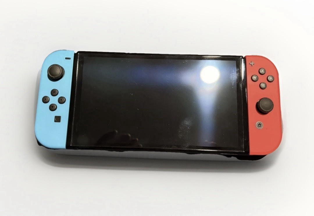Nintendo Switch OLED HEG-001 64GB Console +Extras Controller 128GB MicroSD Case