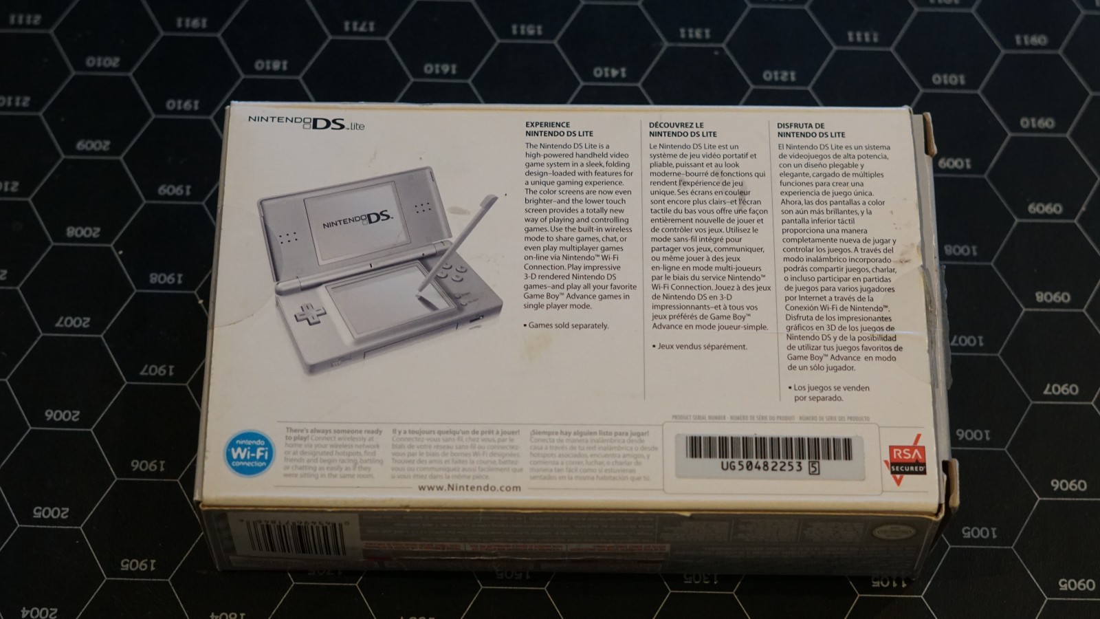 Nintendo DS Lite Handheld Console In Box – Silver | Tested, Working