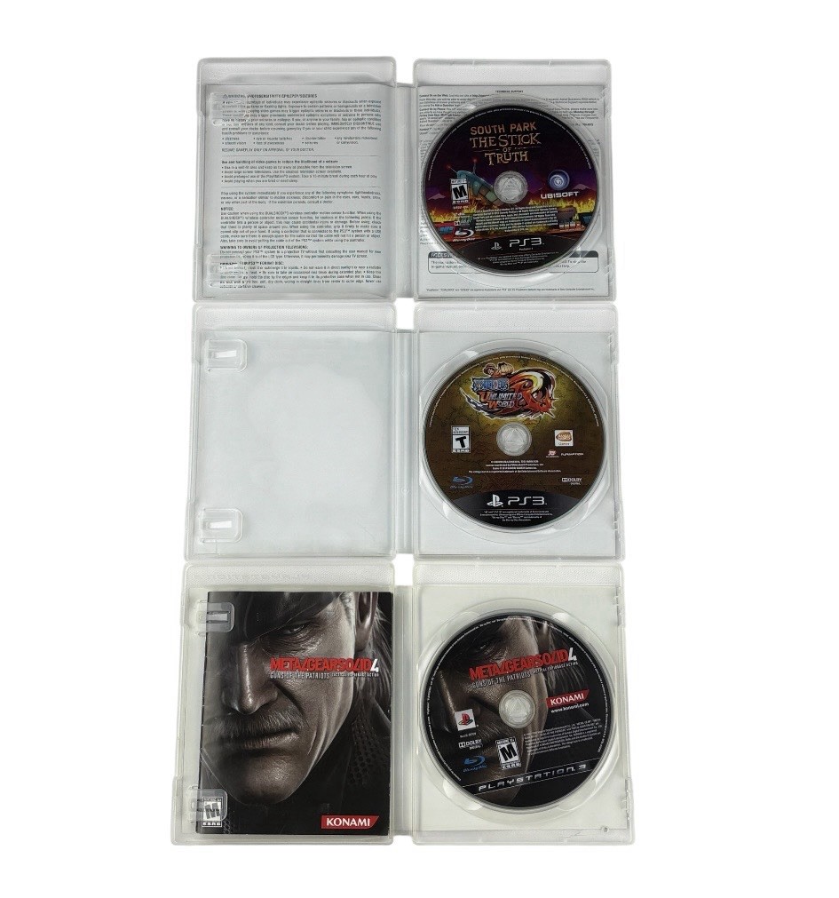 PS3 Slim Console With Box Controller 3 Games PlayStation 160GB CECH-2501A READ