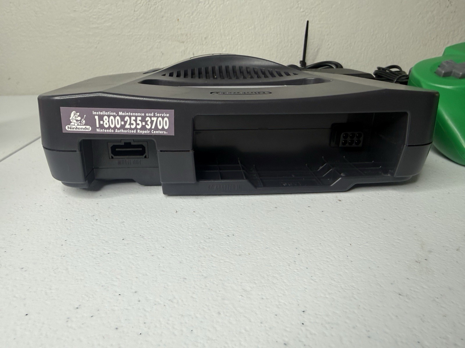 Nintendo 64 Home Console – Black With OEM Controller And Memory Card Tested