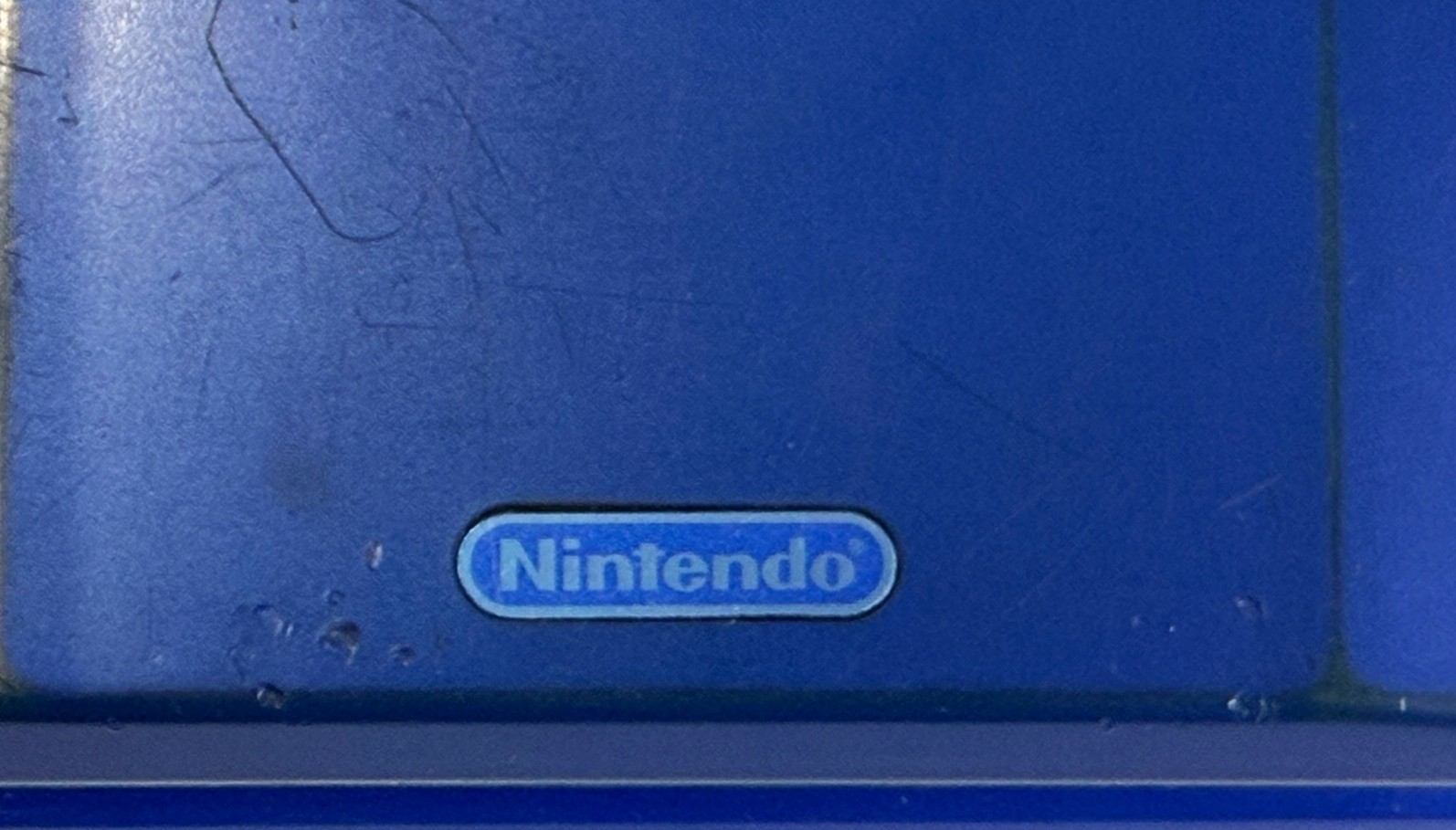 NINTENDO DS ORIGINAL NTR-001 BLACK & BLUE HANDHELD CONSOLE *TESTED & WORKING*