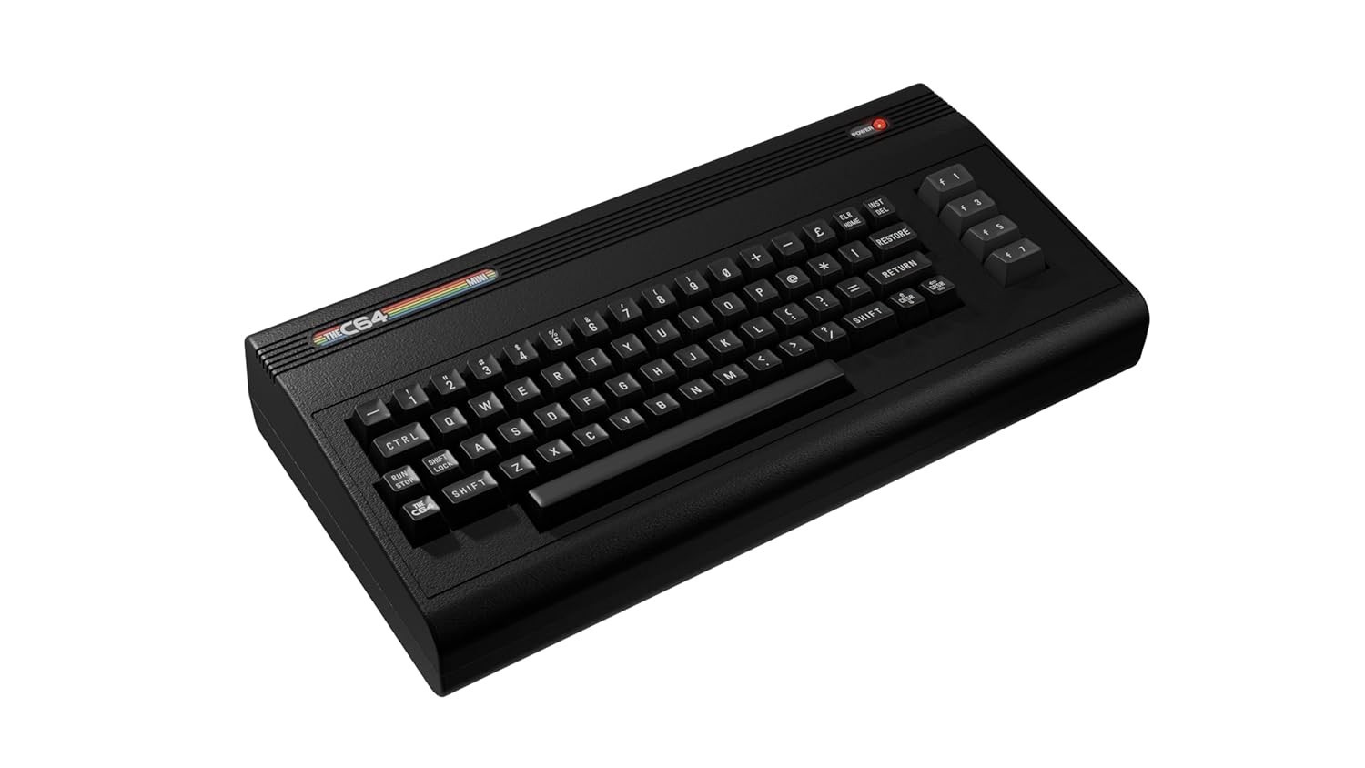 2025 THEC64 Mini Black Edition Commodore 64 HDMI Console with 25 Built-in Games