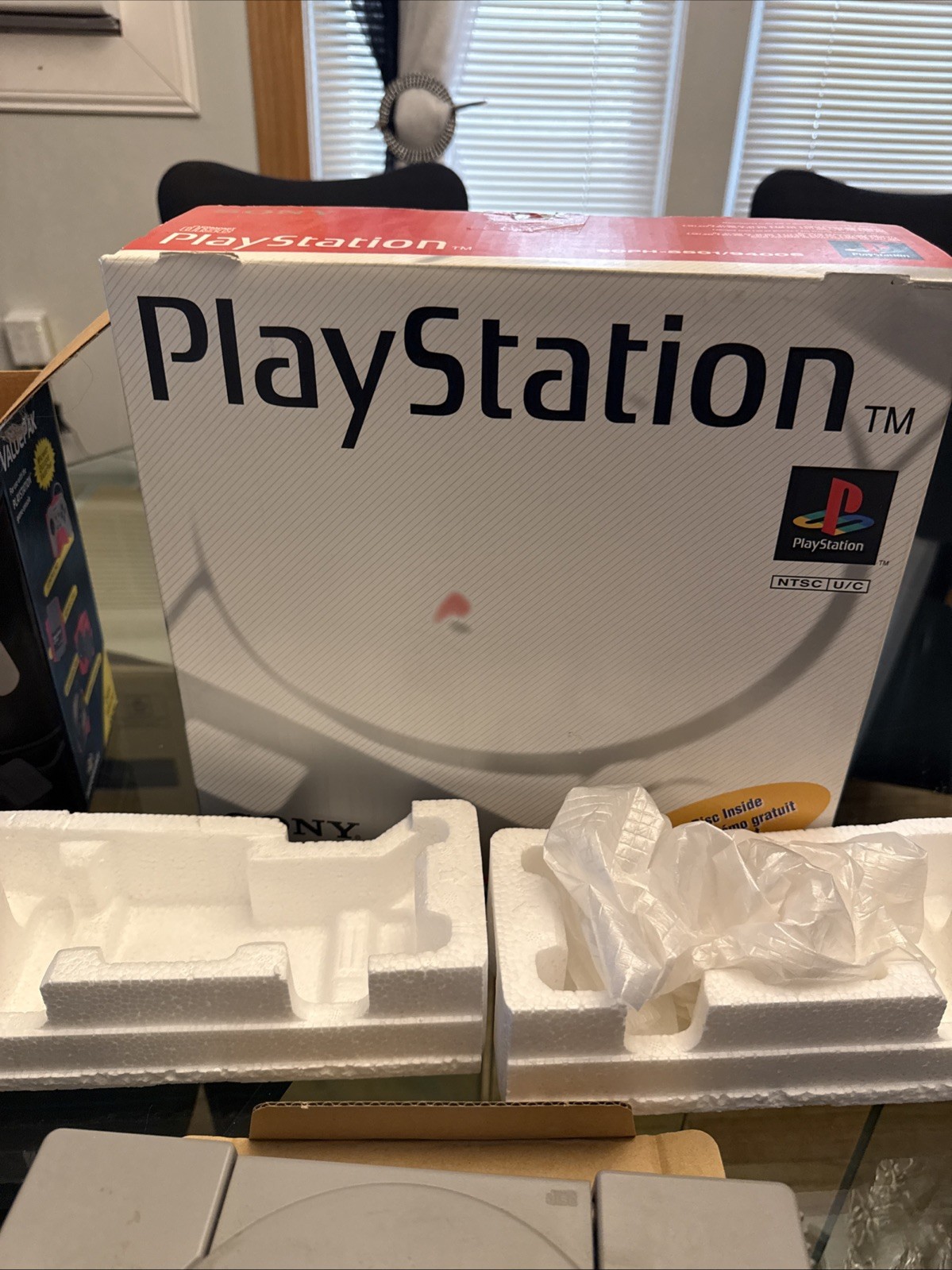 Sony Playstation 1 Console PS1 System Complete in Box With 4 Controllers + Extra