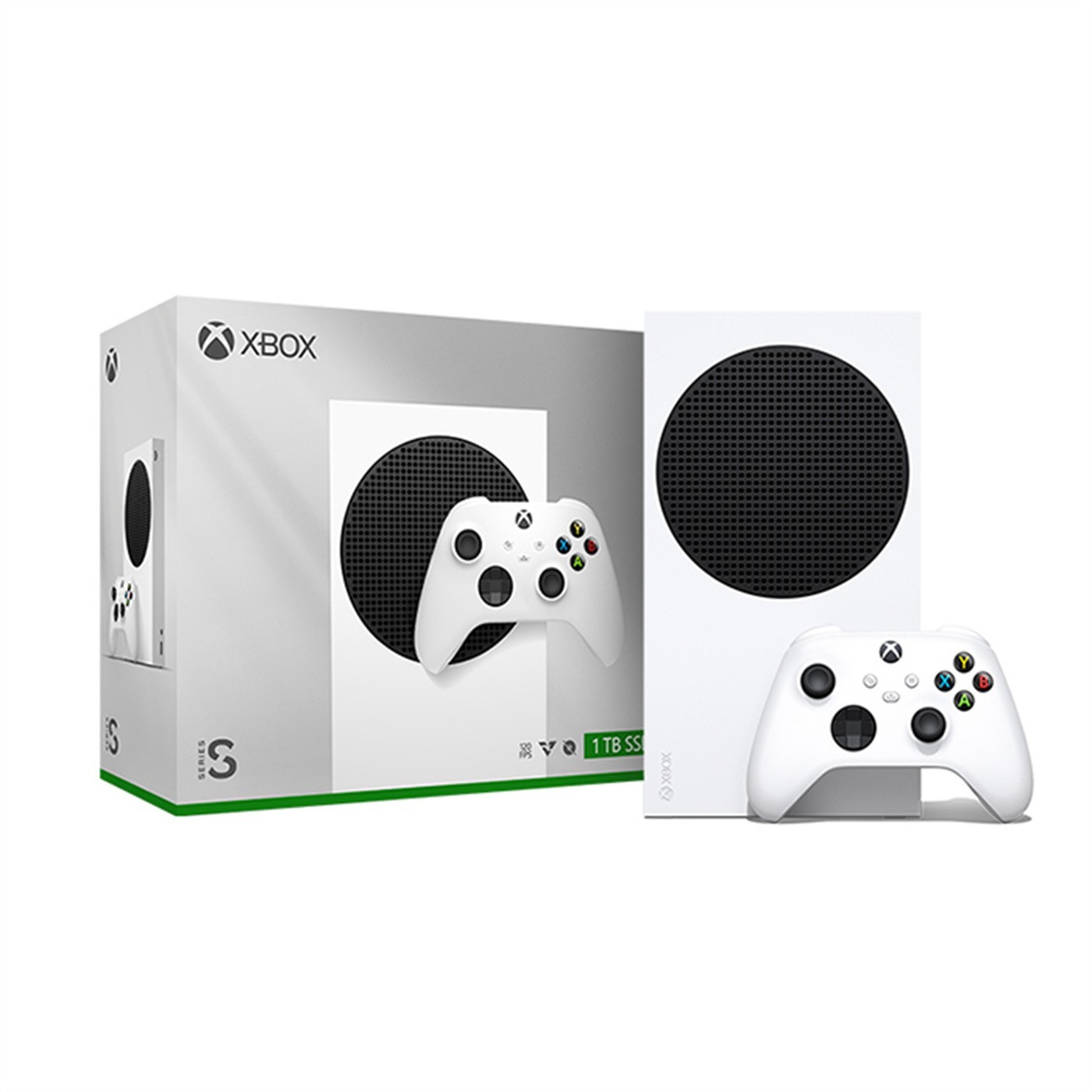 Microsoft Xbox Series S 1TB Video Game Console With Wireless Controller – White