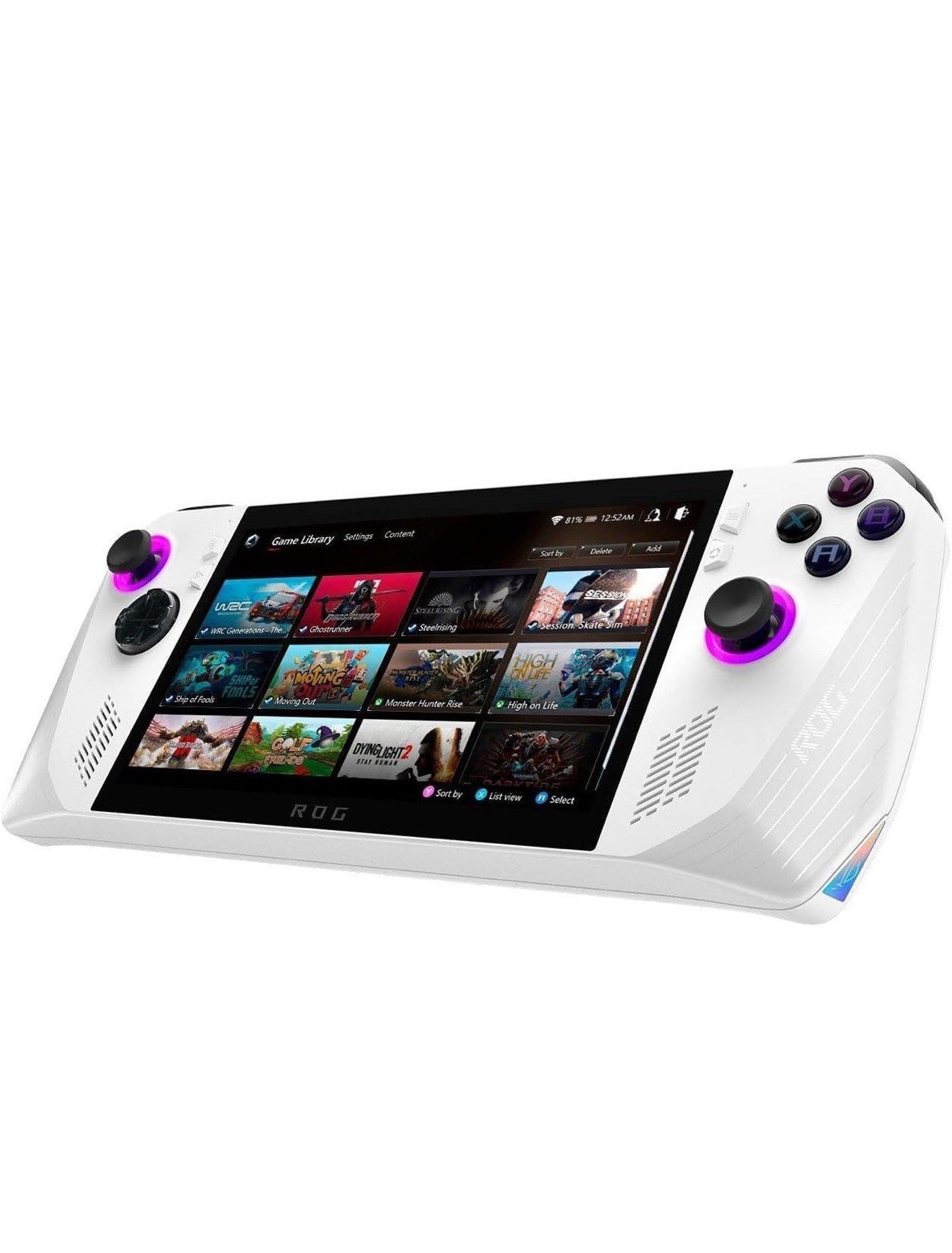 ASUS ROG Ally 7″ 120Hz FHD 1080p Gaming Handheld – AMD Ryzen Z1 512GB RC 71L