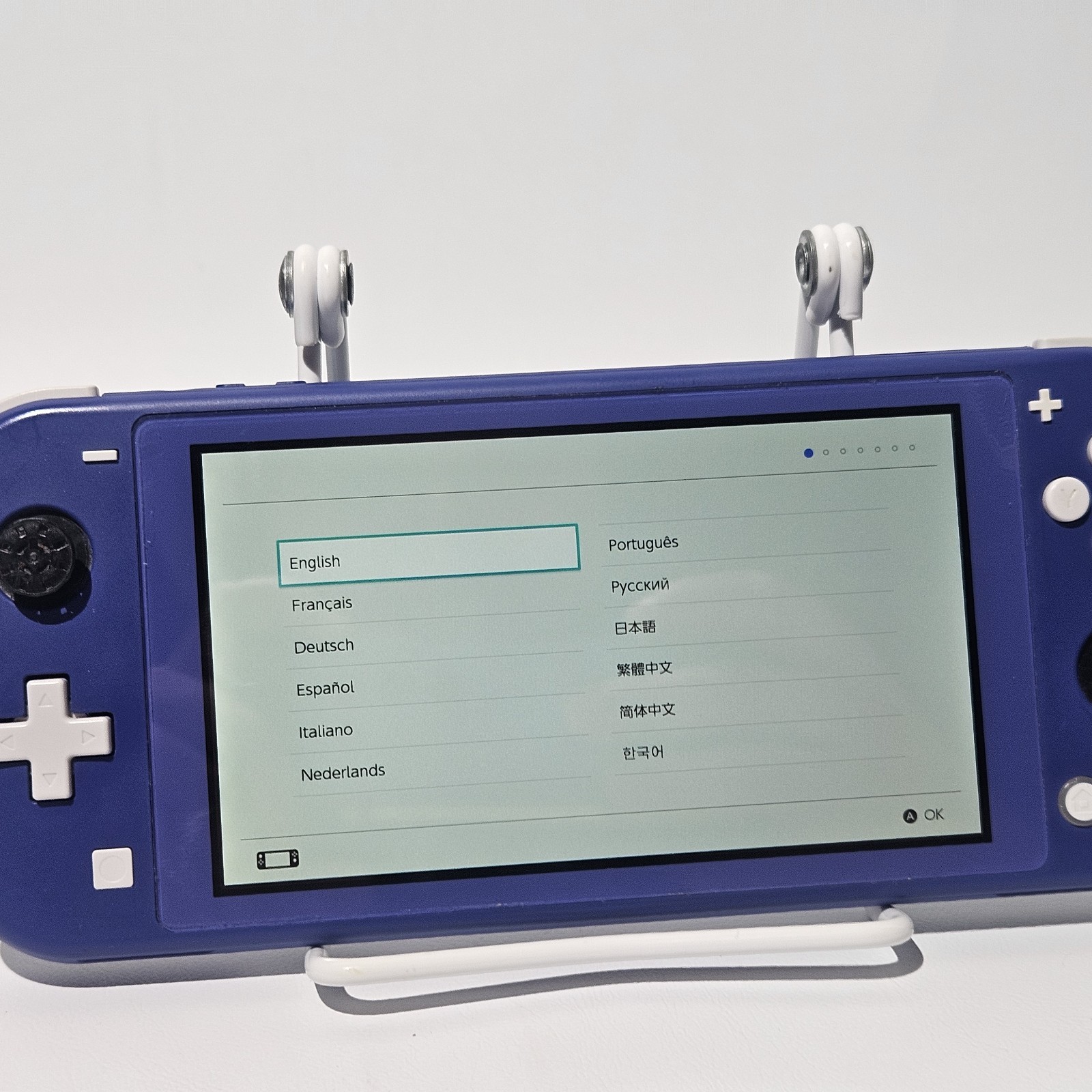 Nintendo Switch Lite HDH-001 Handheld Console System 32GB Blue – No Grip Tested